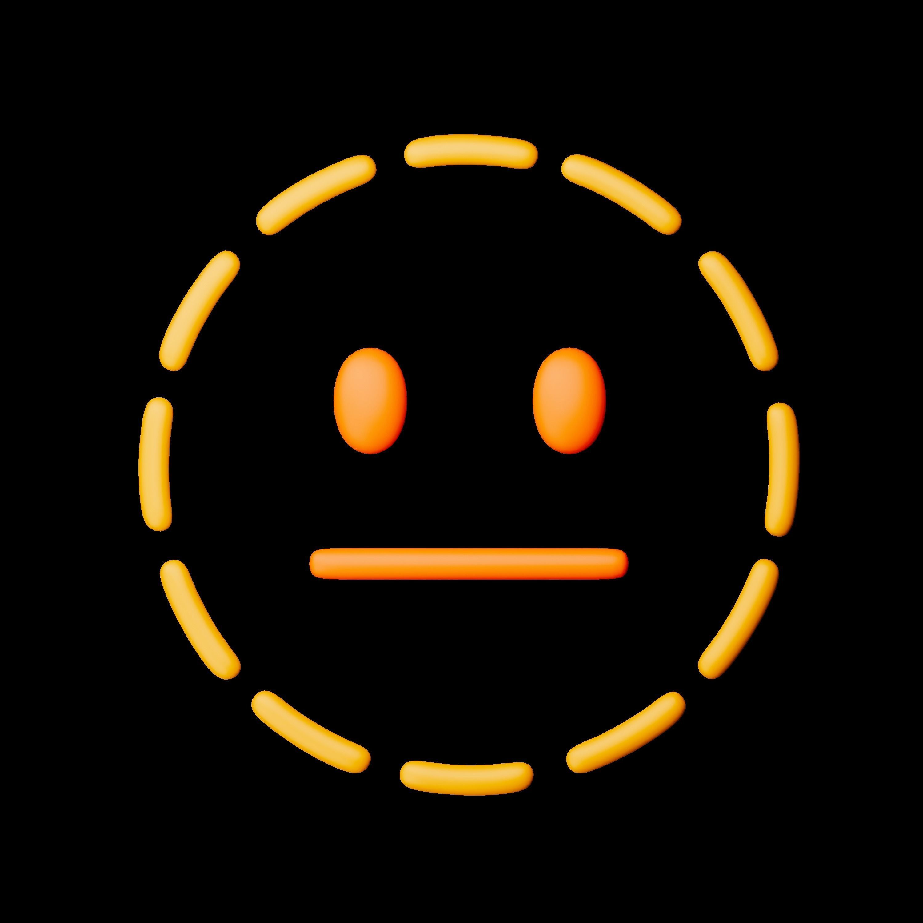 3D Face Experssions Emojis Low-poly 3D model_5