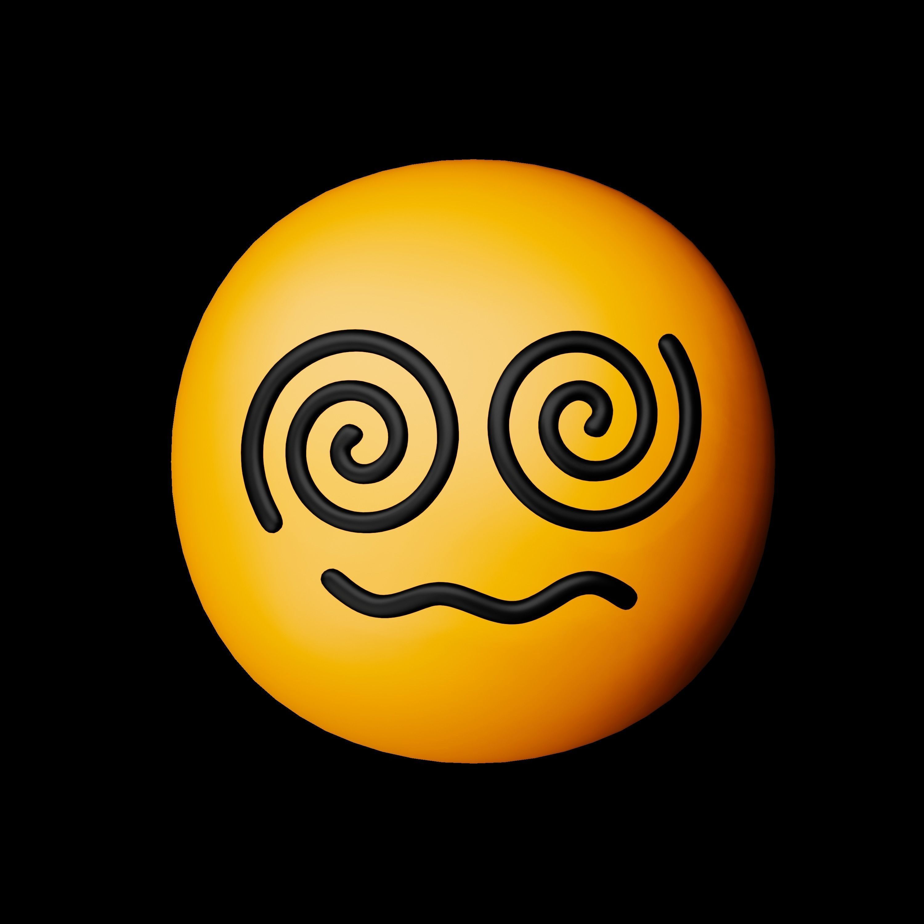 3D Face Experssions Emojis Low-poly 3D model_13