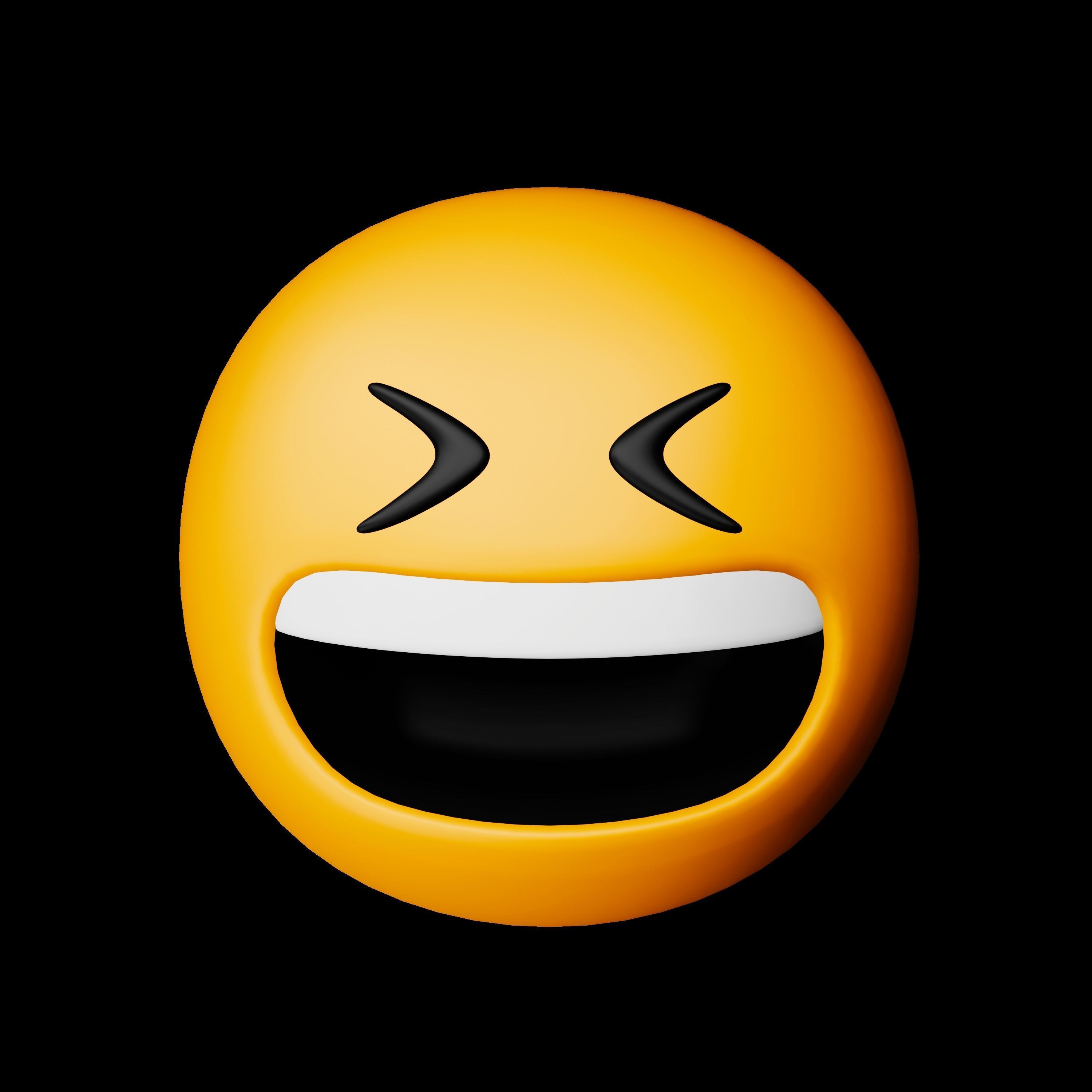 3D Face Experssions Emojis Low-poly 3D model_39