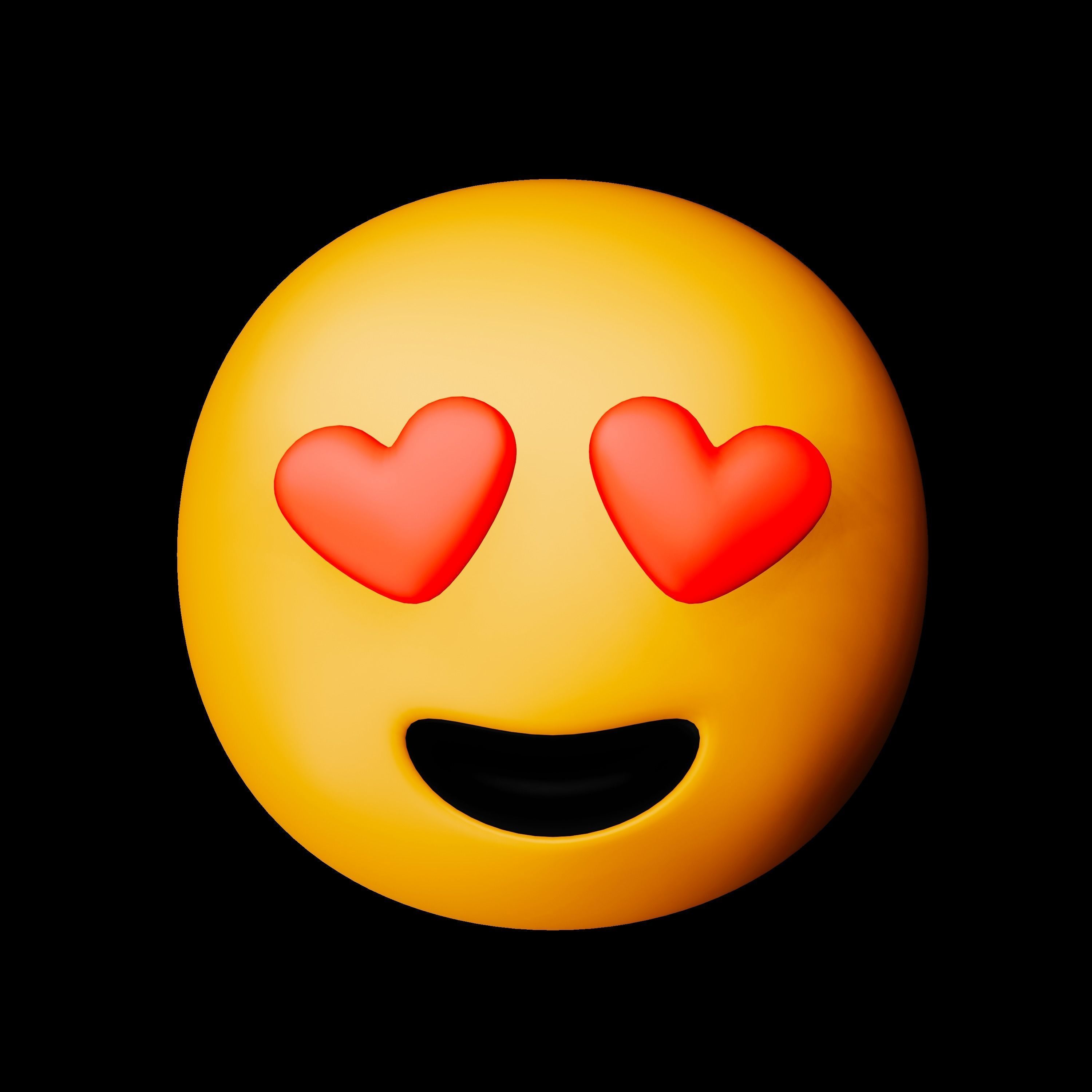 3D Face Experssions Emojis Low-poly 3D model_4