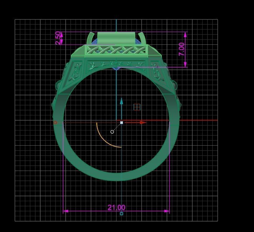 Ring men 10 3D print model_6