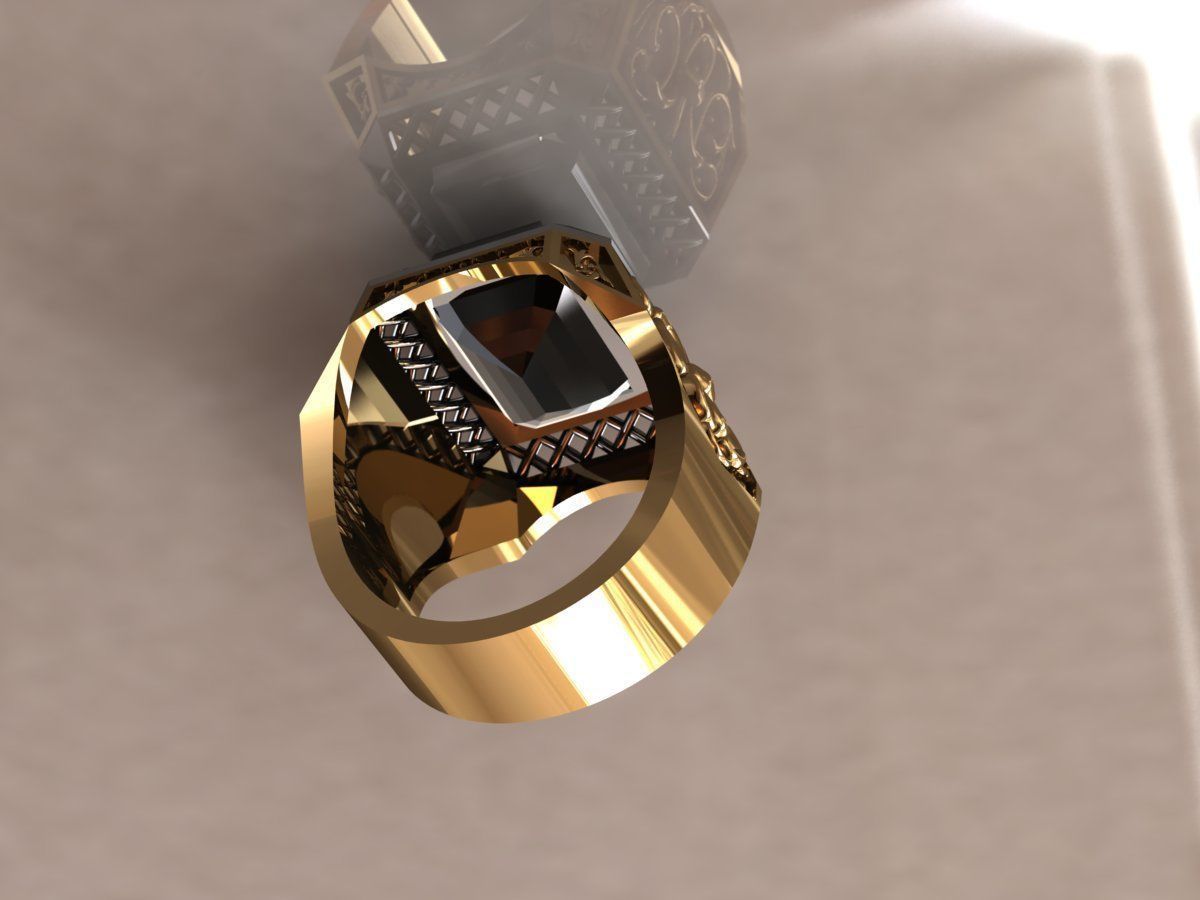 Ring men 10 3D print model_12