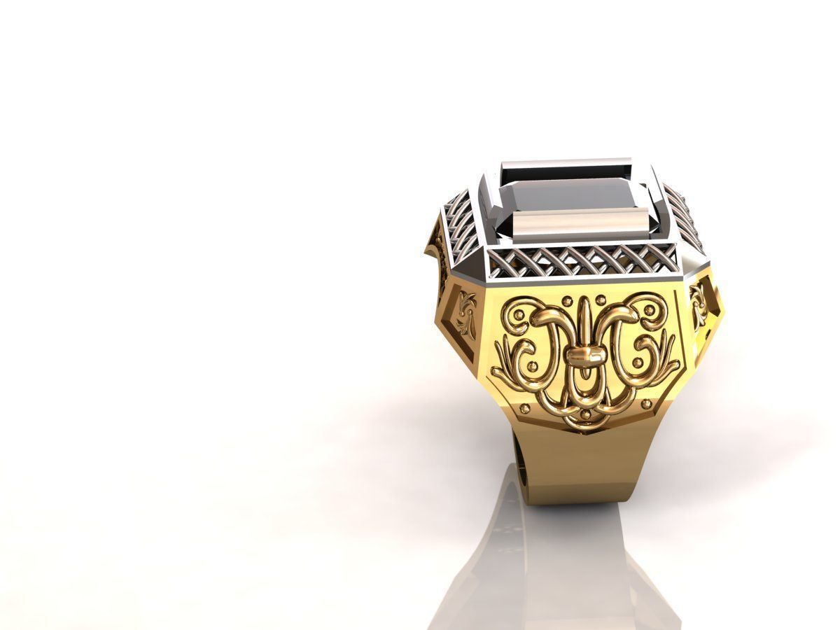 Ring men 10 3D print model_10