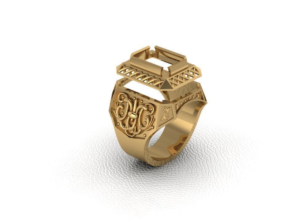 Ring men 10 3D print model_13