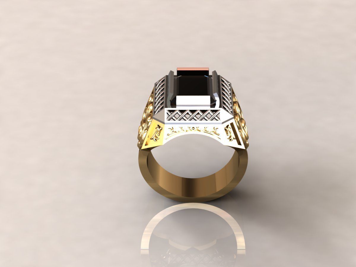 Ring men 10 3D print model_11