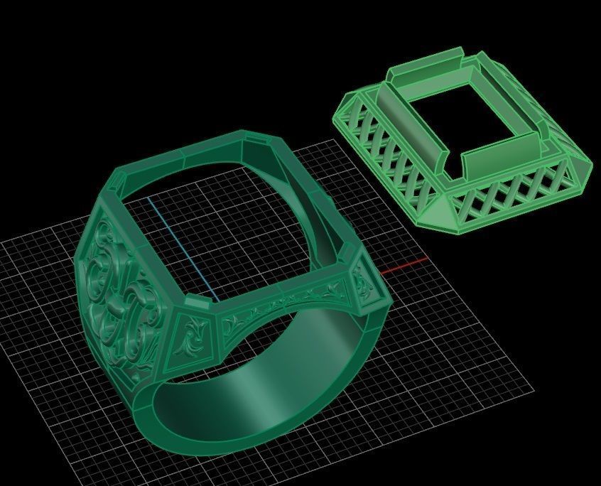 Ring men 10 3D print model_8