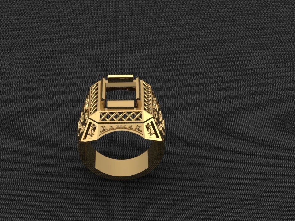 Ring men 10 3D print model_17