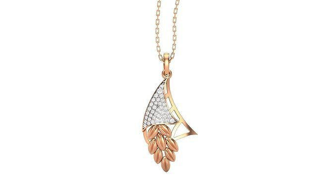 Leaves Light Wt Pendant 3dm stl obj mtl gltf glb render details 3D print model