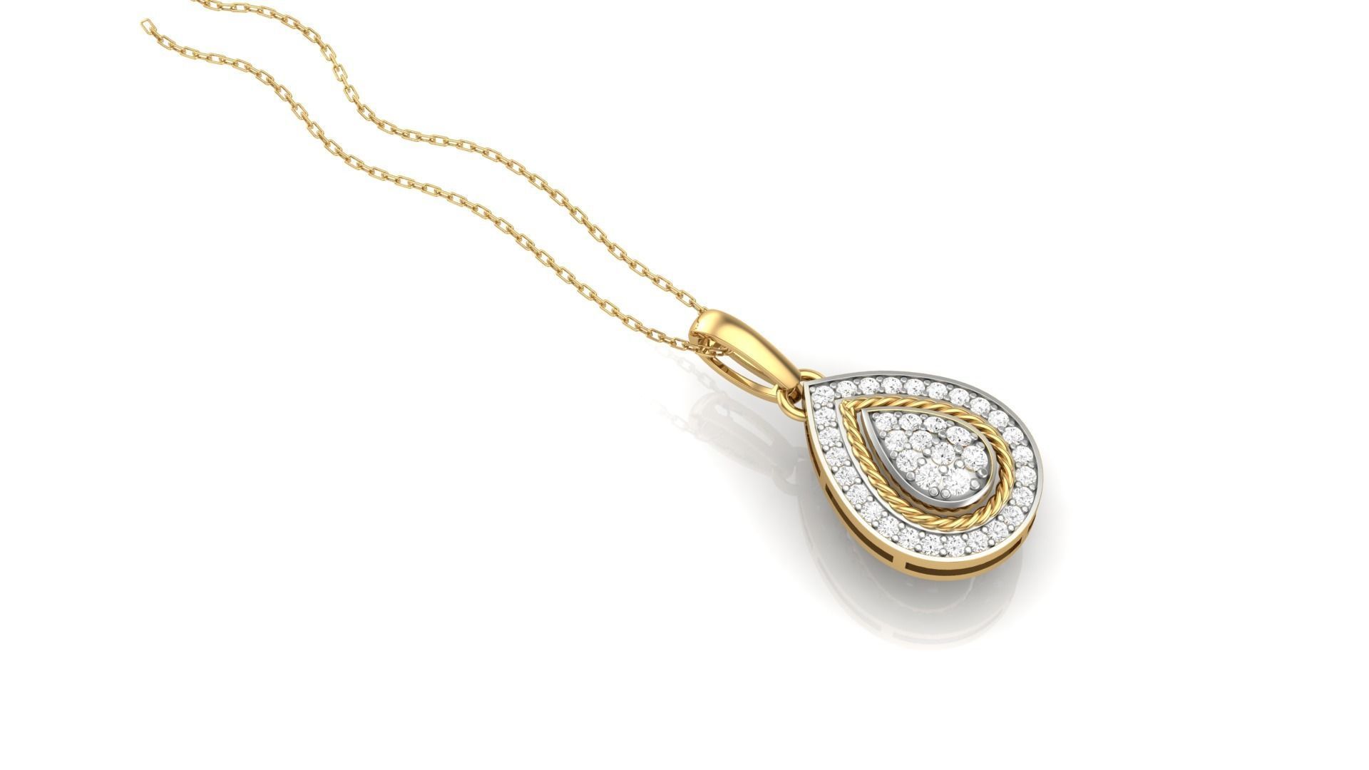 Pear Light Wt Pendant 3dm stl obj mtl gltf glb render details 3D print model_1