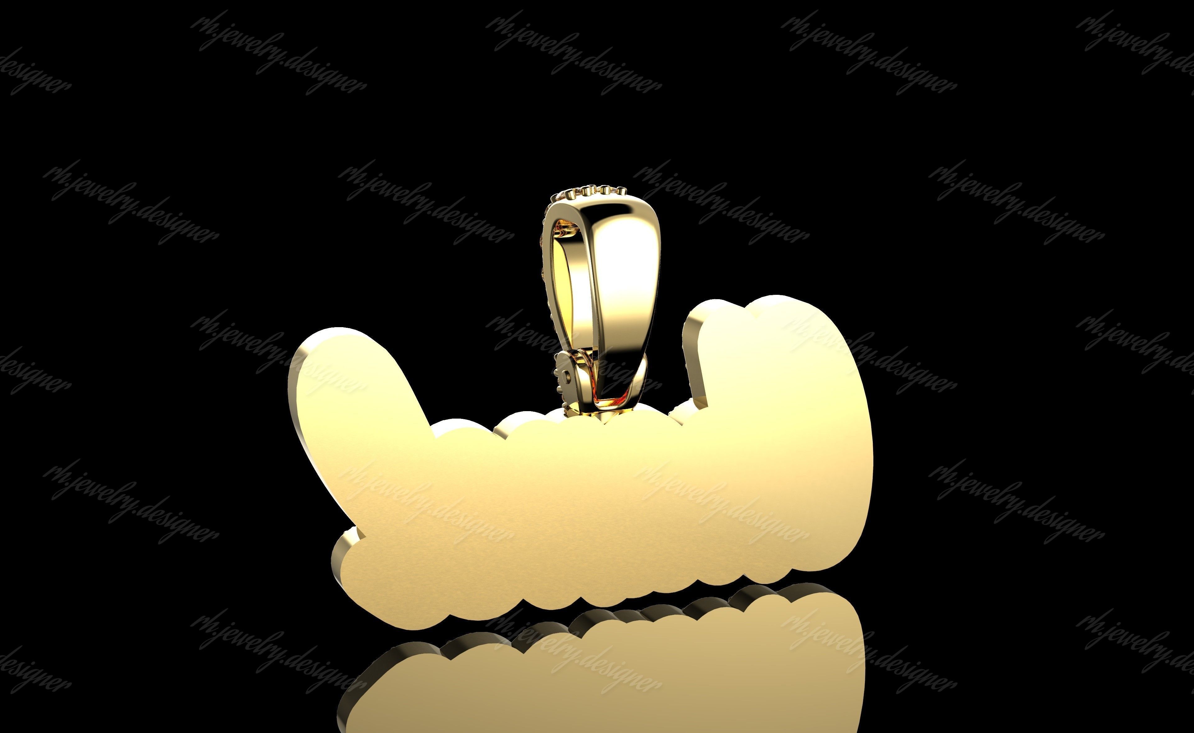 Gold N1143 3D print model_4