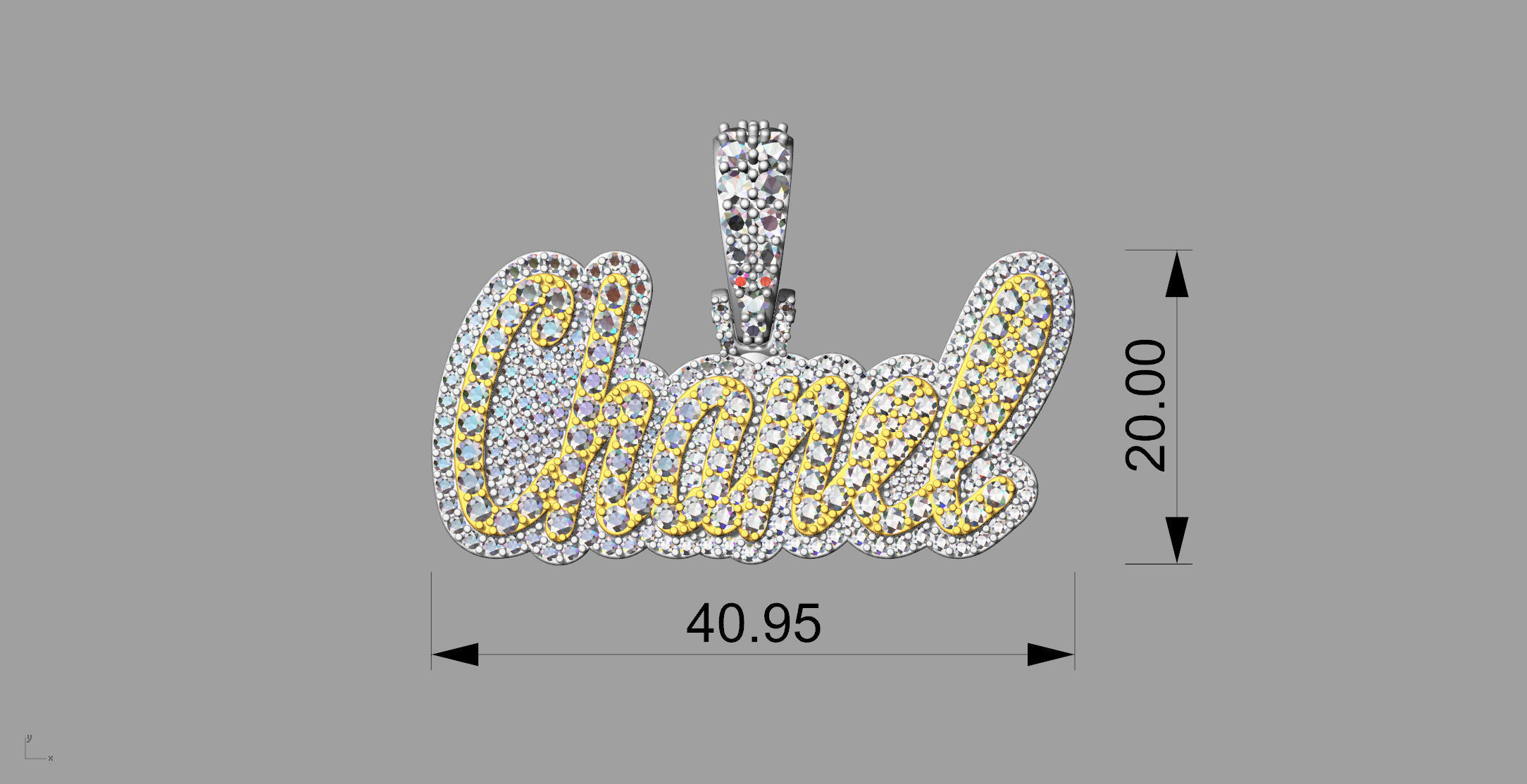 Gold N1143 3D print model_5