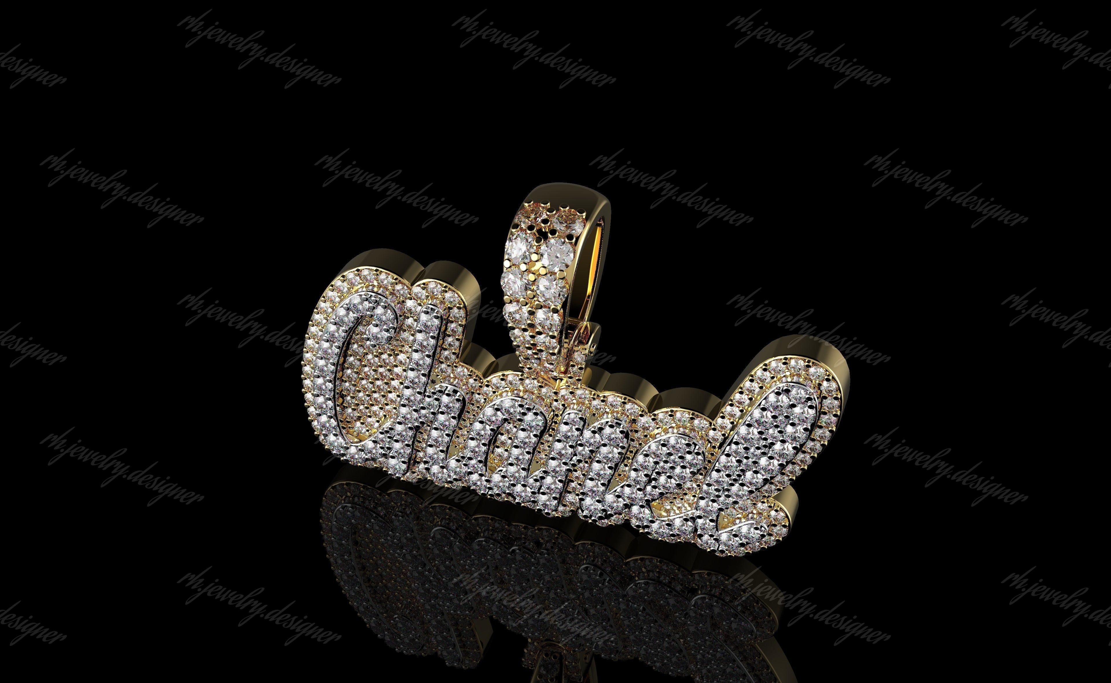 Gold N1143 3D print model_3