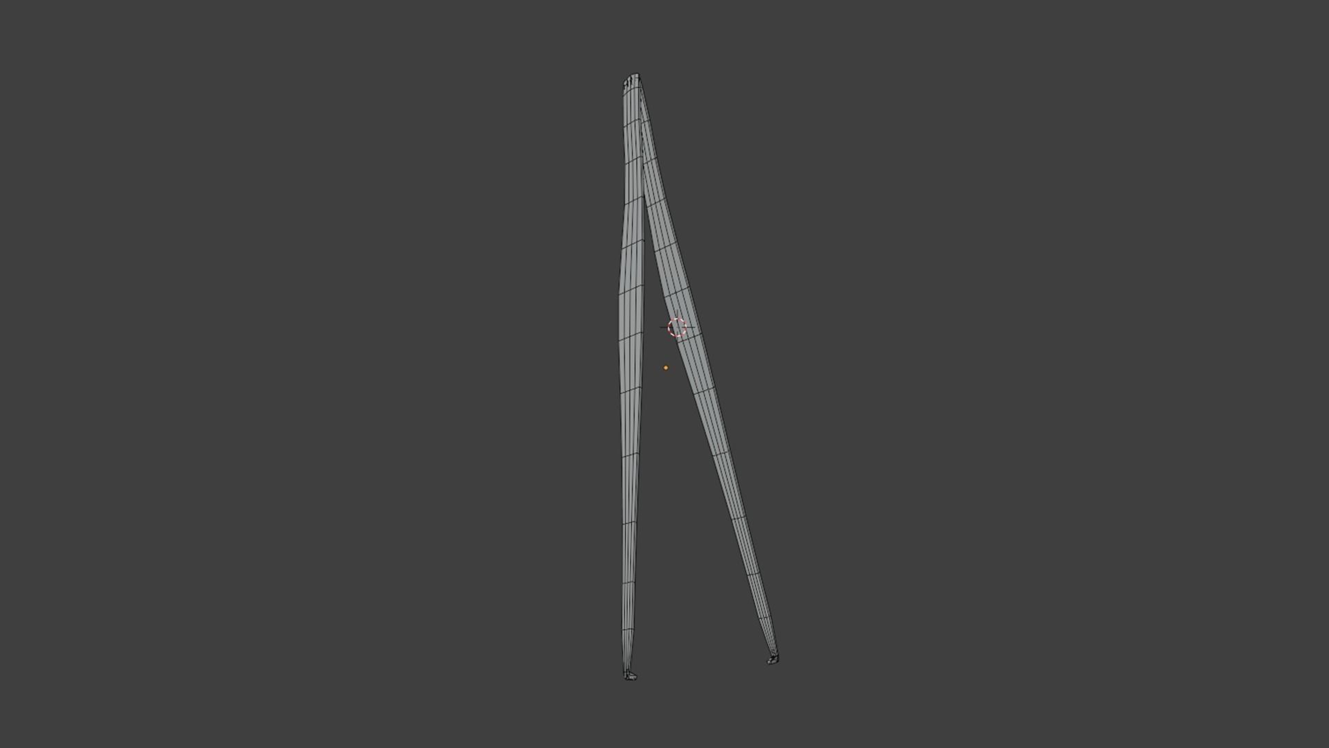 Pinset Chirurgis Low-poly 3D model_1