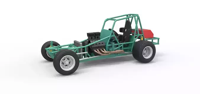 Vintage Northeast Dirt Modified stock car Base Scale 1 to 25