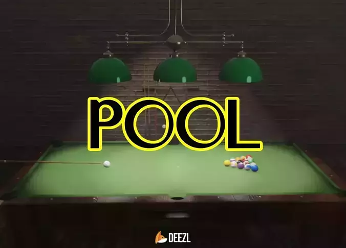 The pool Low-poly 3D model