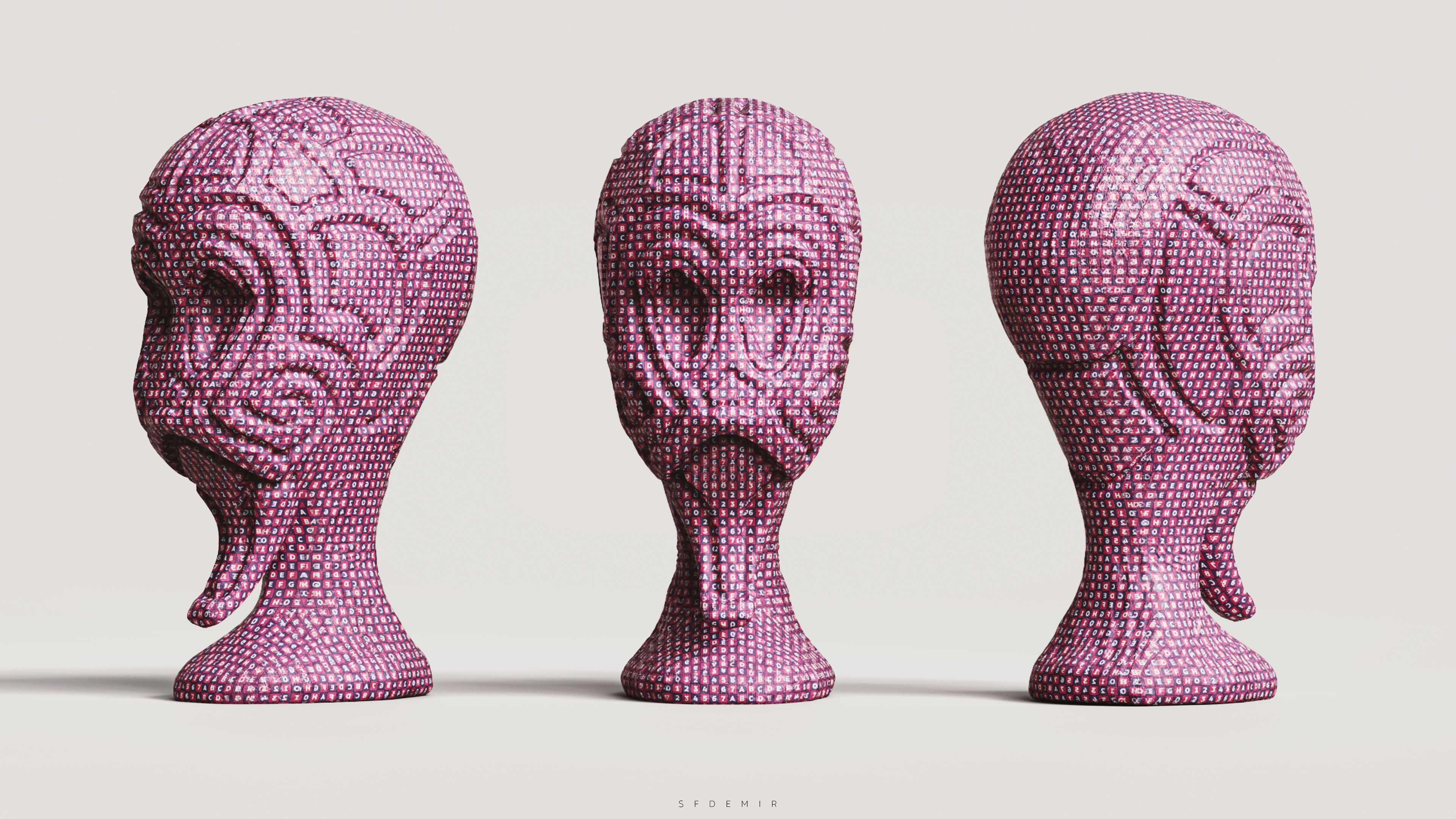 3D Printable Statue Model 3D model_2