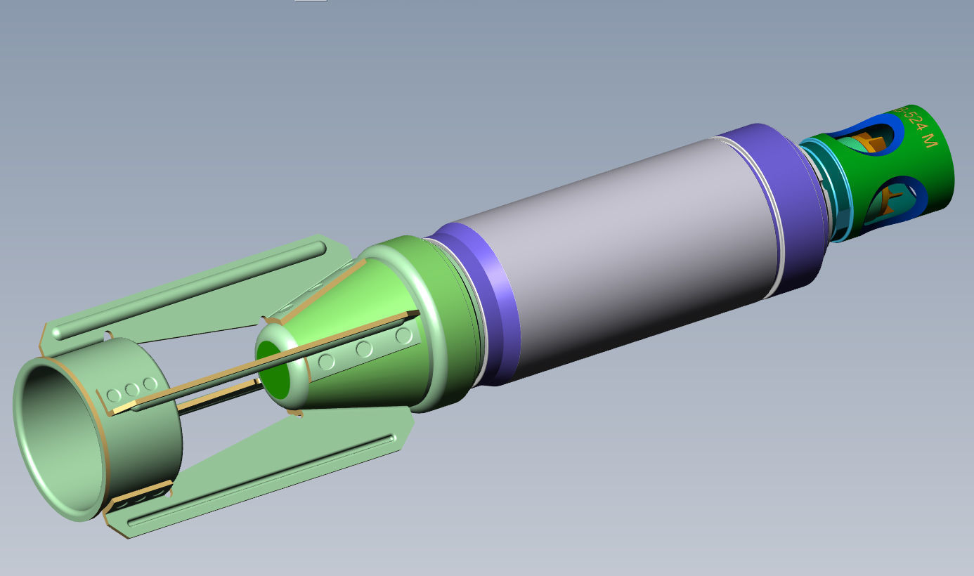 PTAB 2 5M Submunition for cluster avia bomb Moulage 3Dprintable  3D model_4