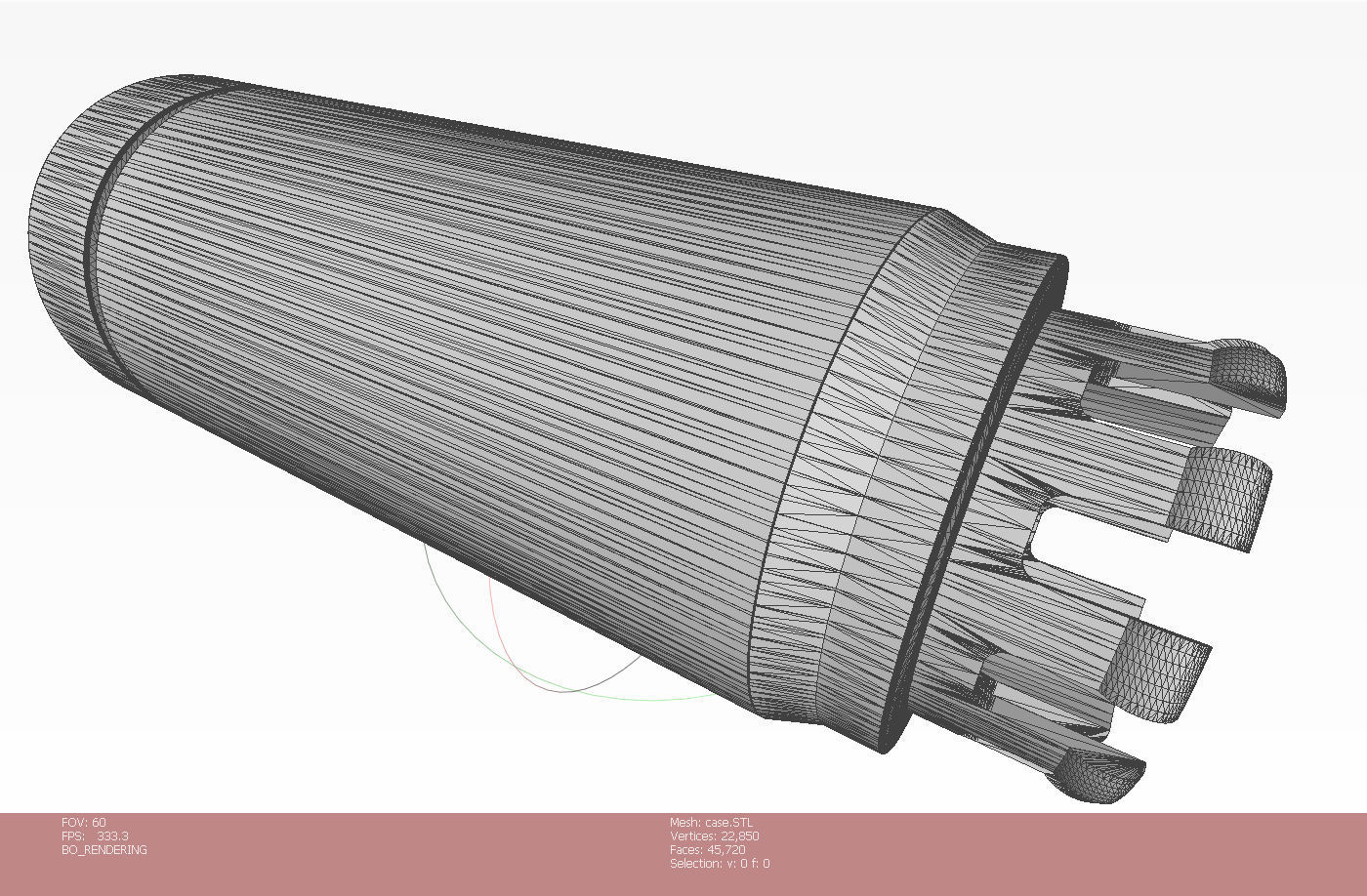 PTAB 2 5M Submunition for cluster avia bomb Moulage 3Dprintable  3D model_13