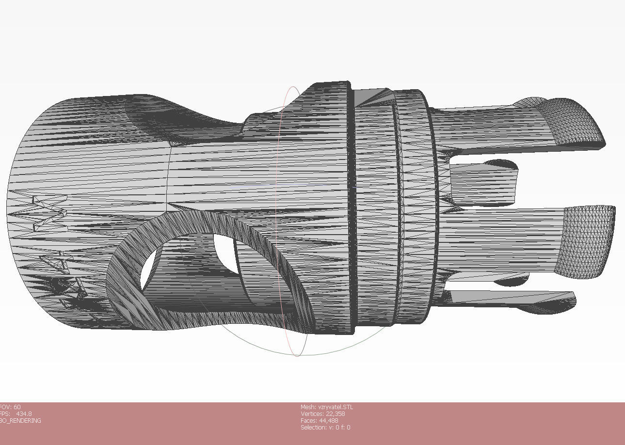 PTAB 2 5M Submunition for cluster avia bomb Moulage 3Dprintable  3D model_14