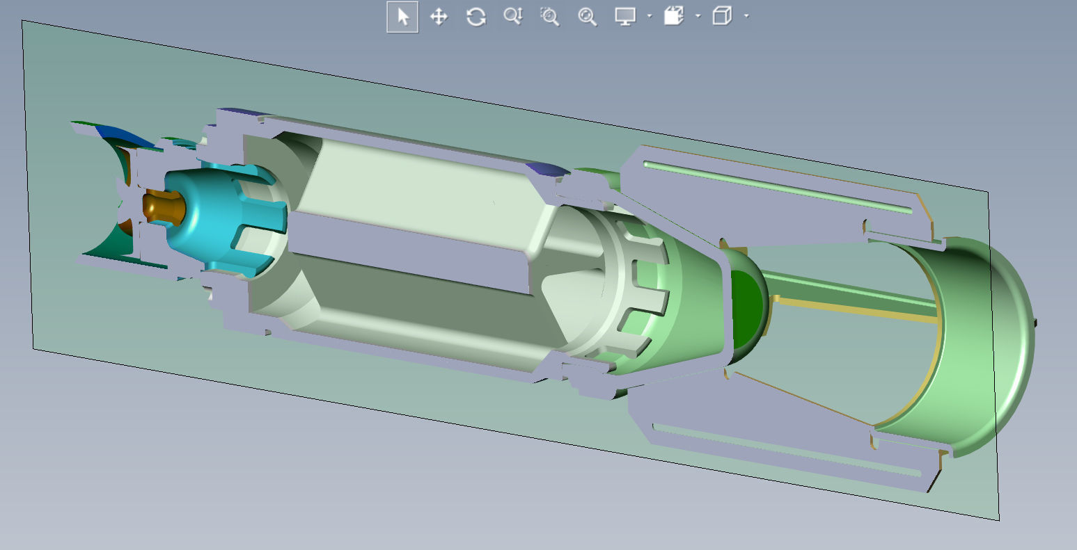 PTAB 2 5M Submunition for cluster avia bomb Moulage 3Dprintable  3D model_6