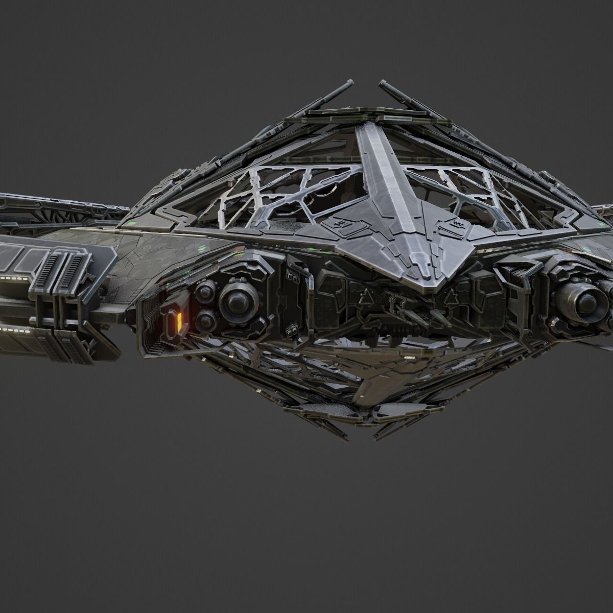 Large Alien Spacecraft 3D model_19