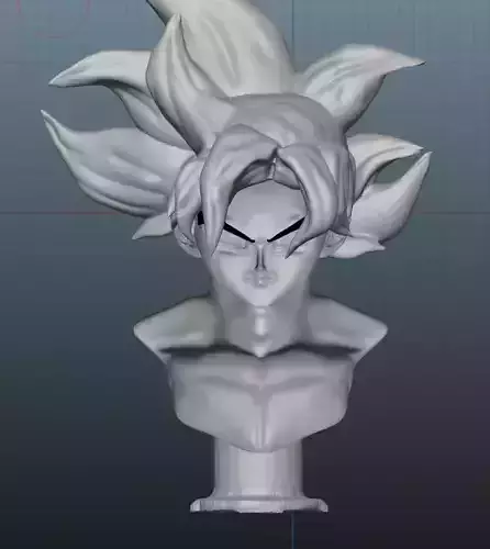 3d goku bust