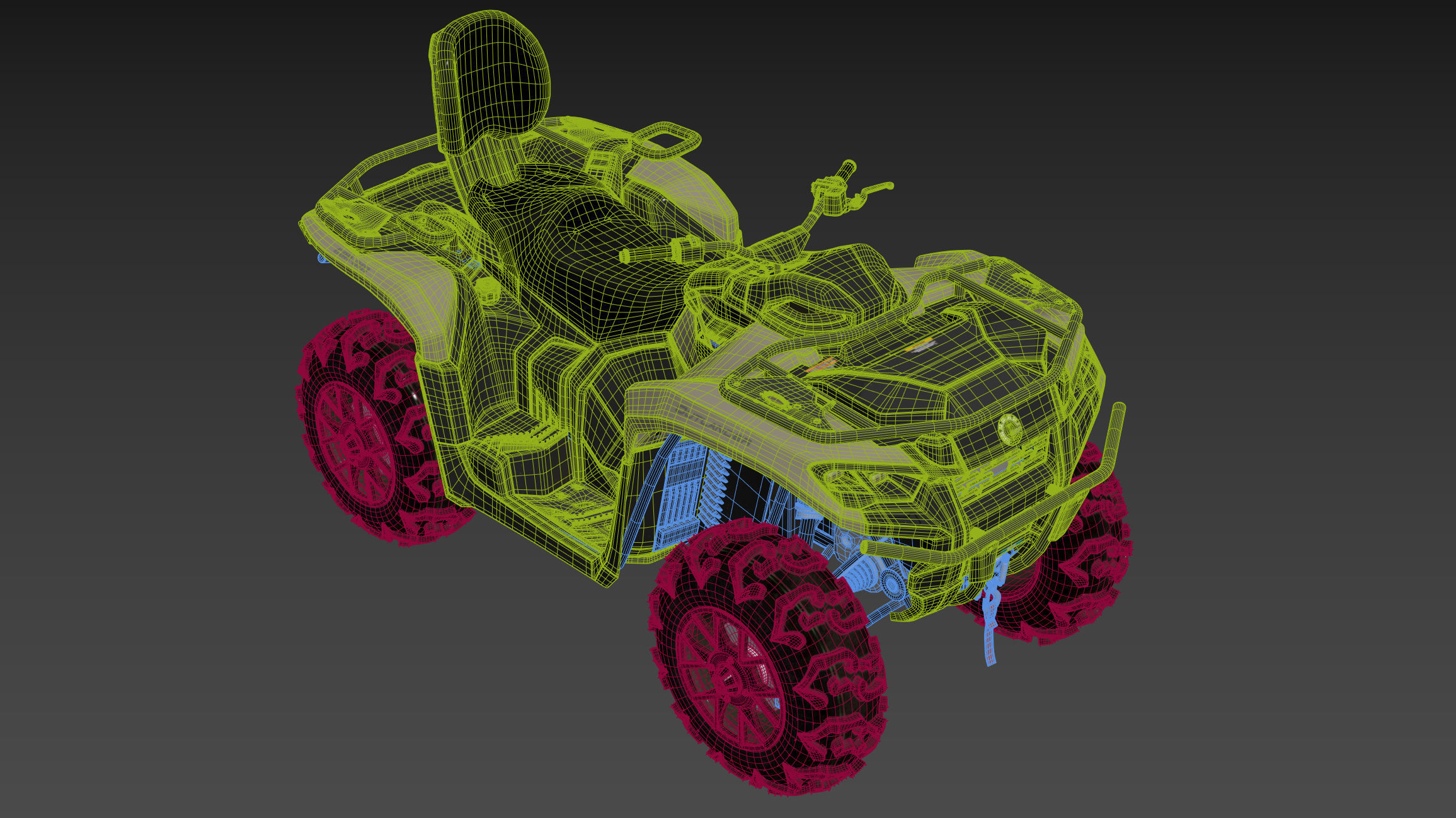 ATV BRP can-am OUTLANDER 700 XT 3D model_45