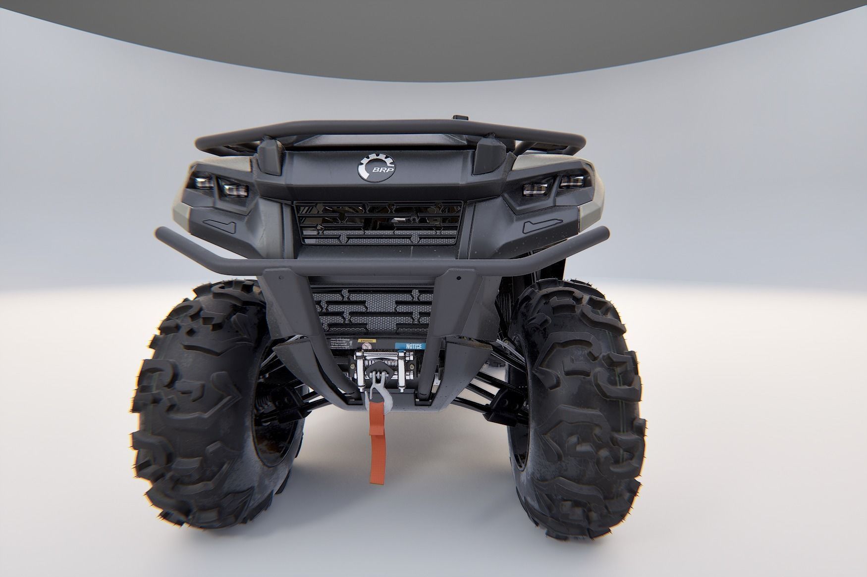 ATV BRP can-am OUTLANDER 700 XT 3D model_39