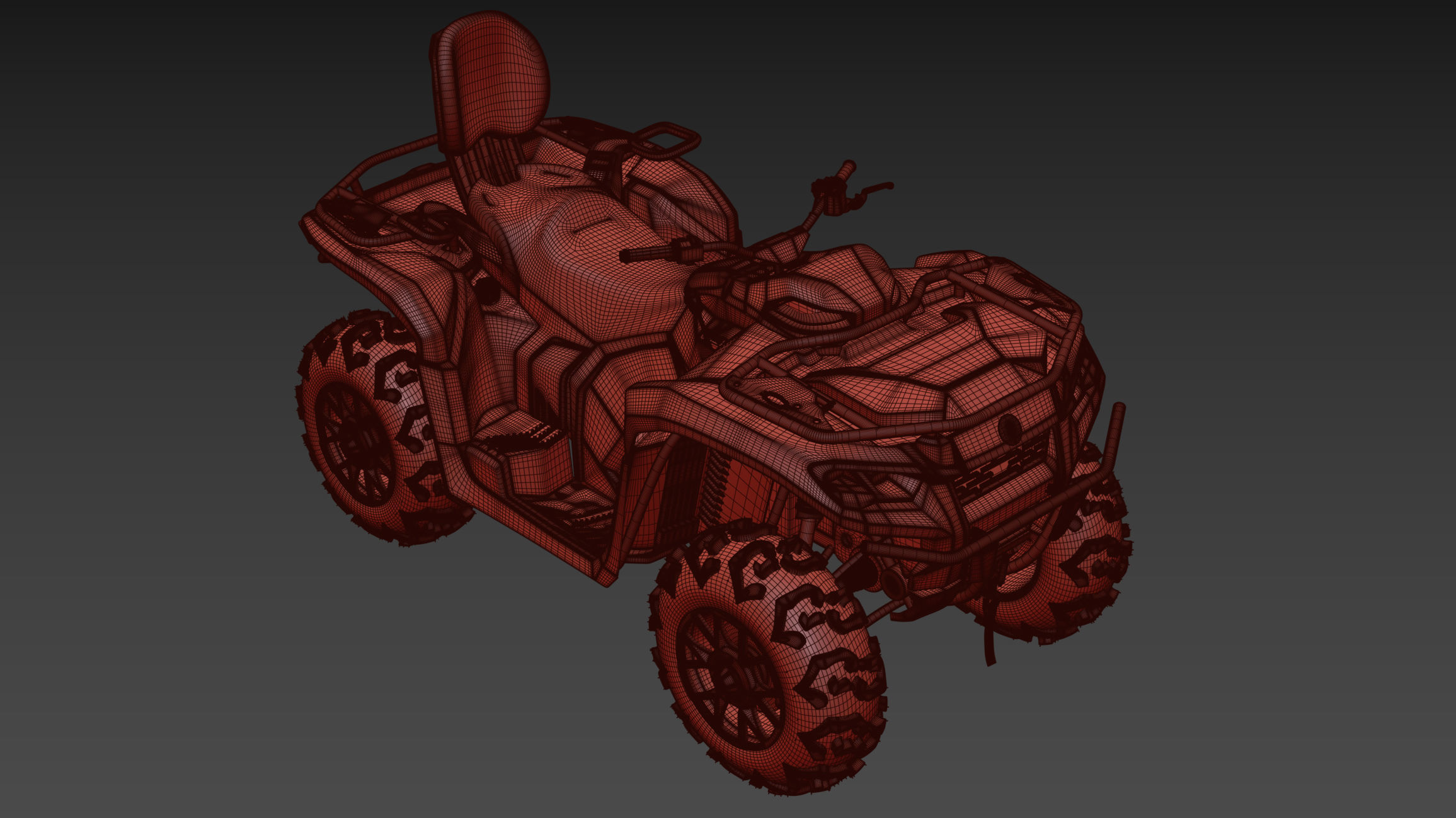 ATV BRP can-am OUTLANDER 700 XT 3D model_47