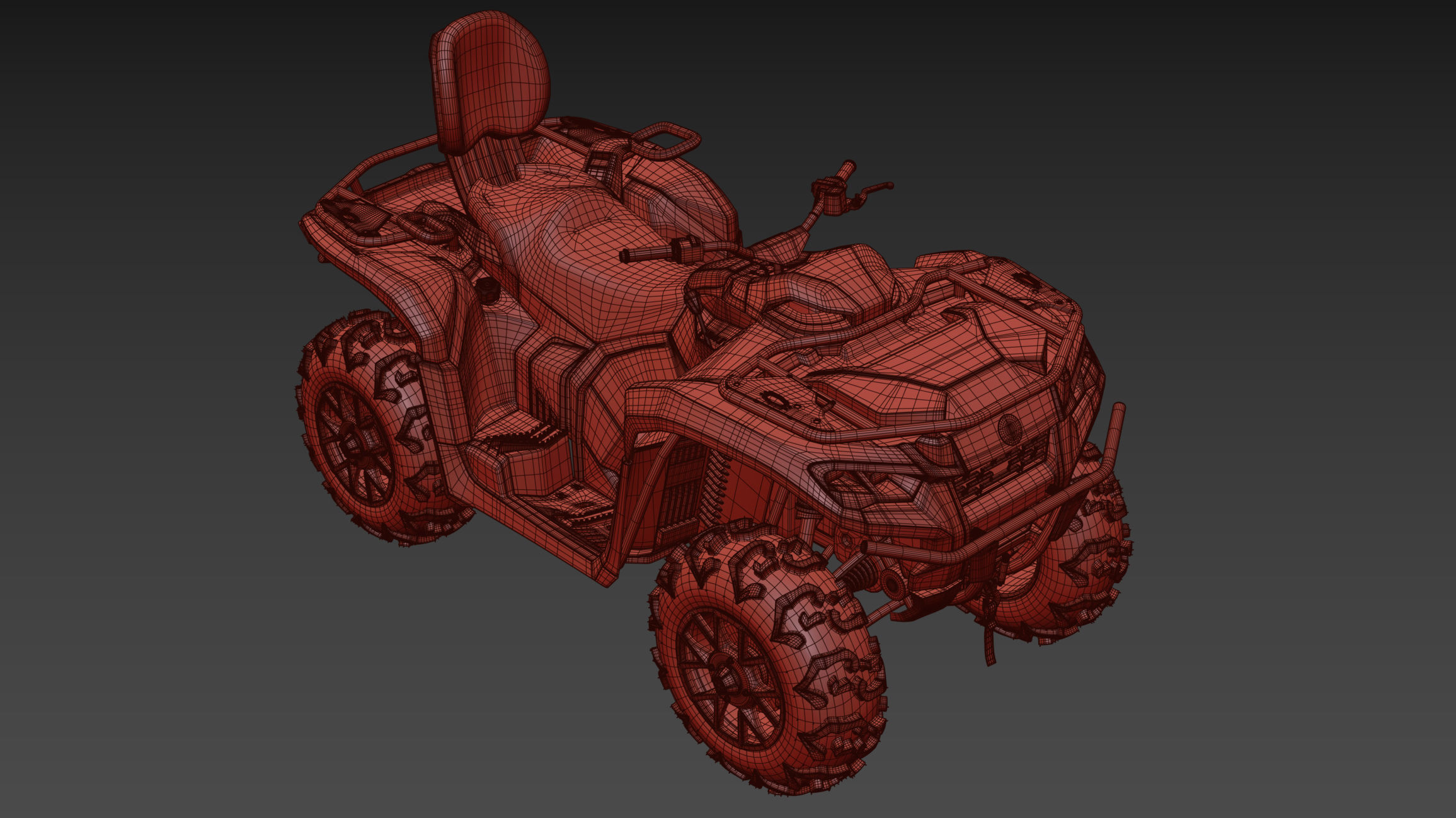 ATV BRP can-am OUTLANDER 700 XT 3D model_48