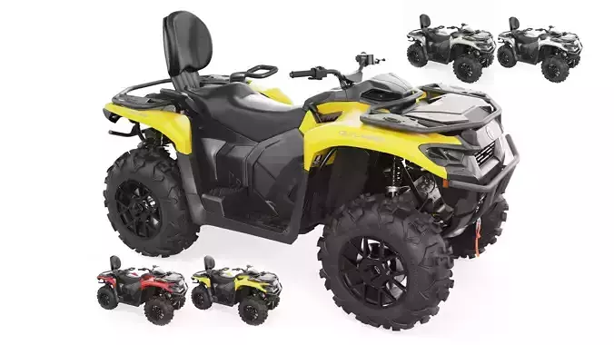 ATV BRP can-am OUTLANDER 700 XT 3D model