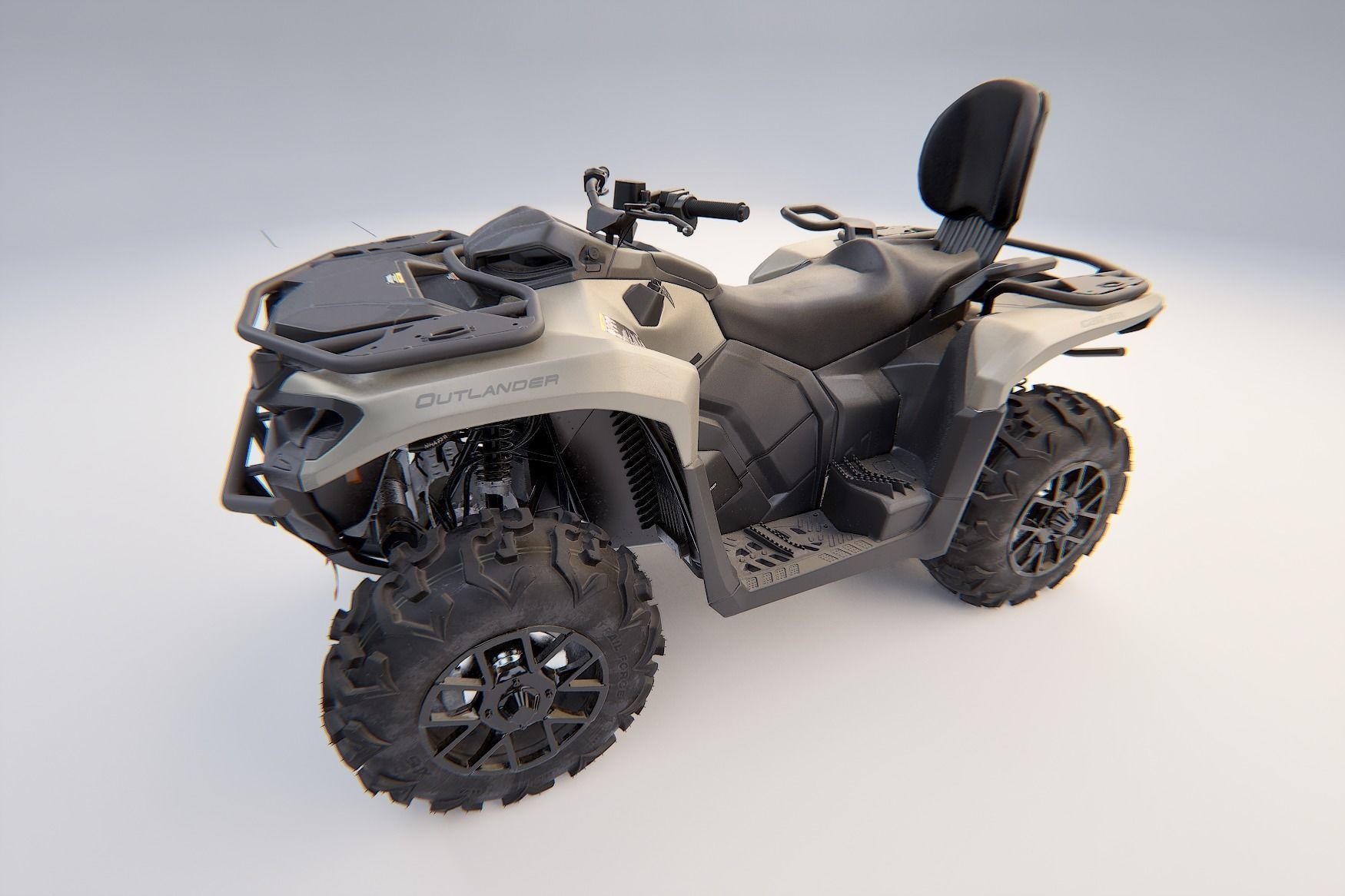 ATV BRP can-am OUTLANDER 700 XT 3D model_8