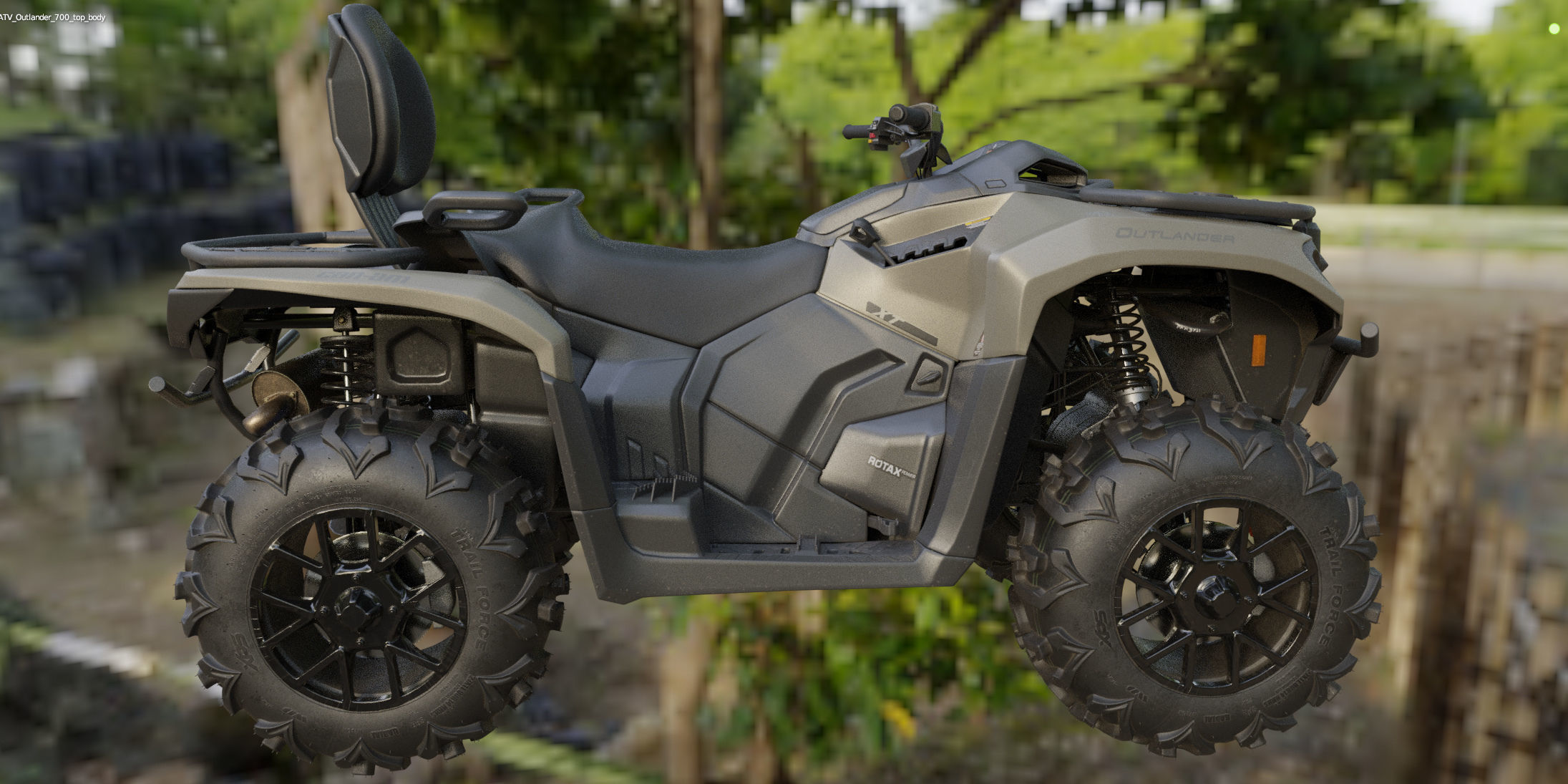 ATV BRP can-am OUTLANDER 700 XT 3D model_34