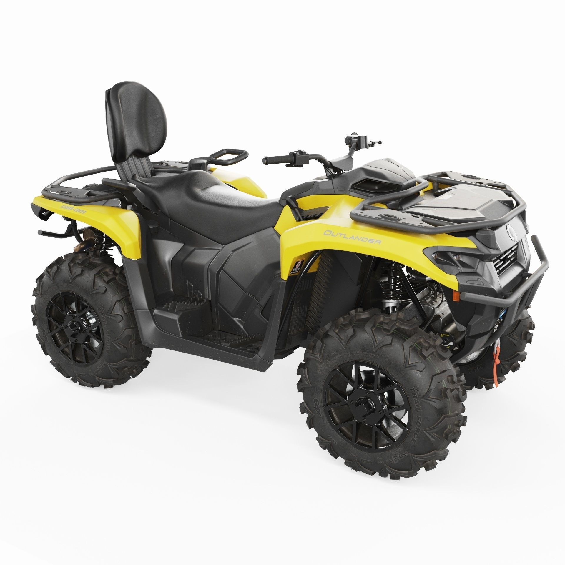 ATV BRP can-am OUTLANDER 700 XT 3D model_10