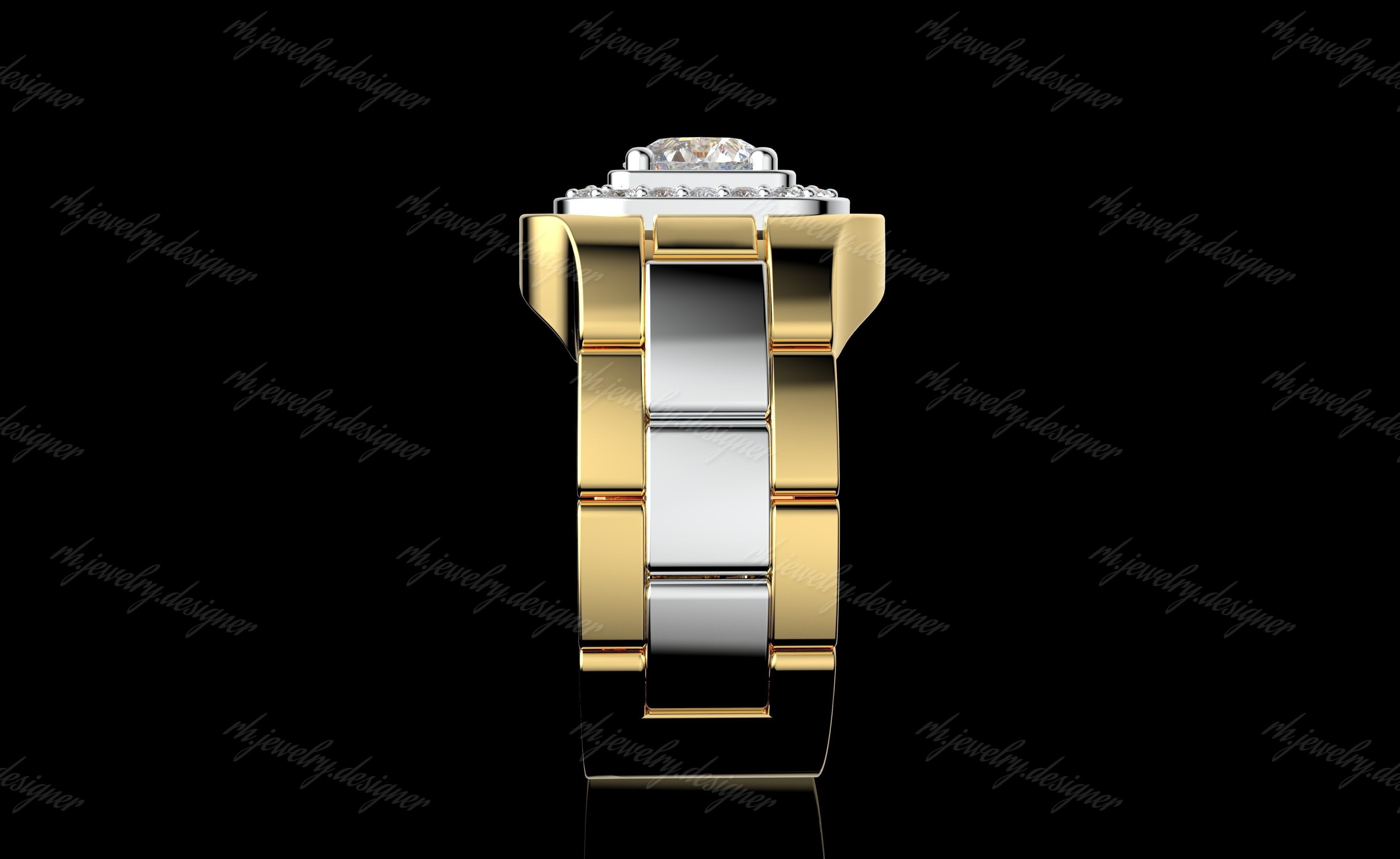 Gold N1144 3D print model_3