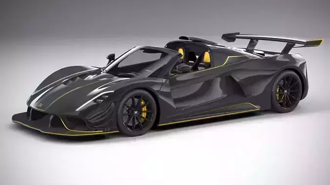 Hennessey Venom F5 Revolution Roadster 2023 3D model