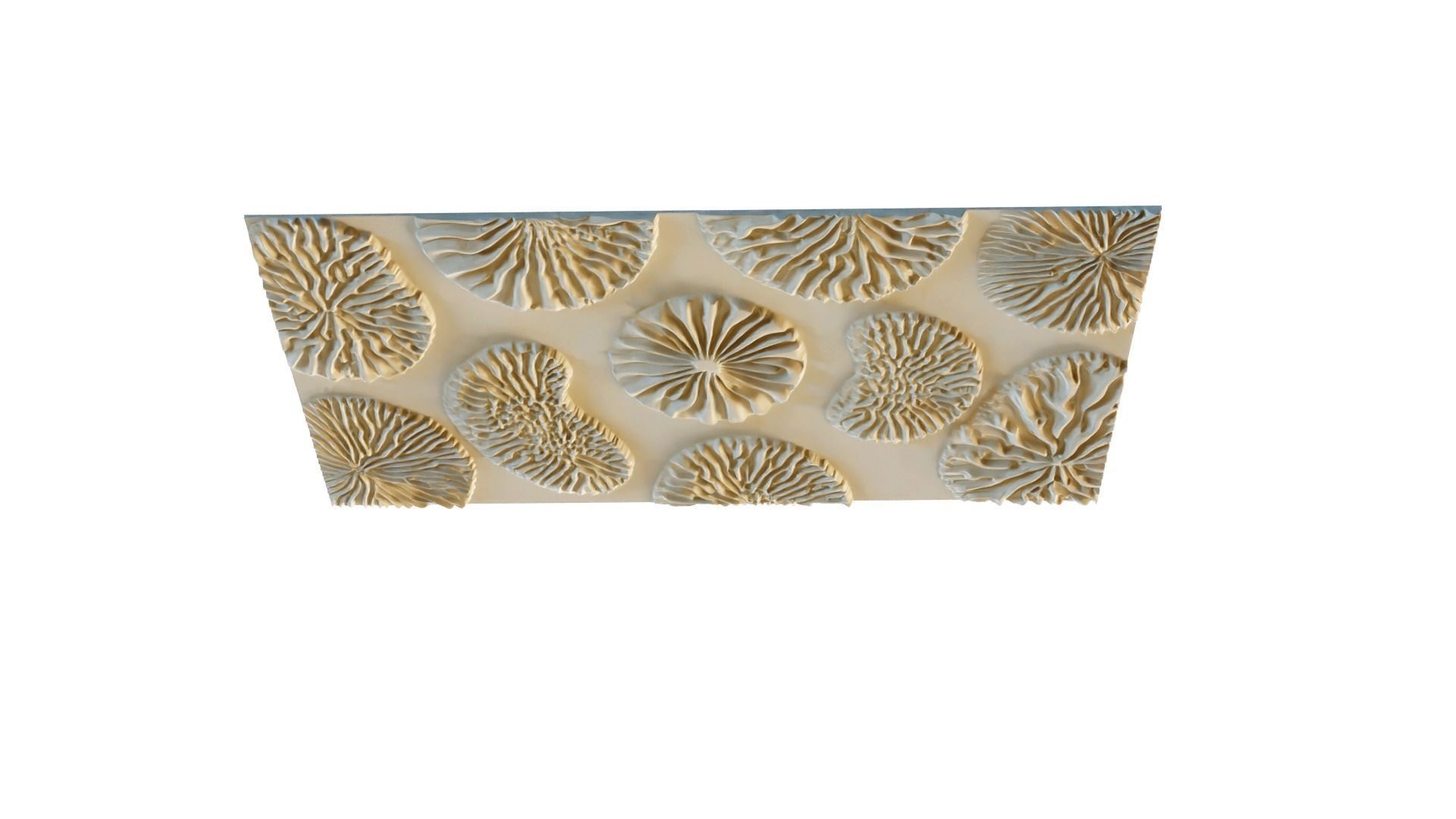 mural decor set wall panel 14 3D model_2