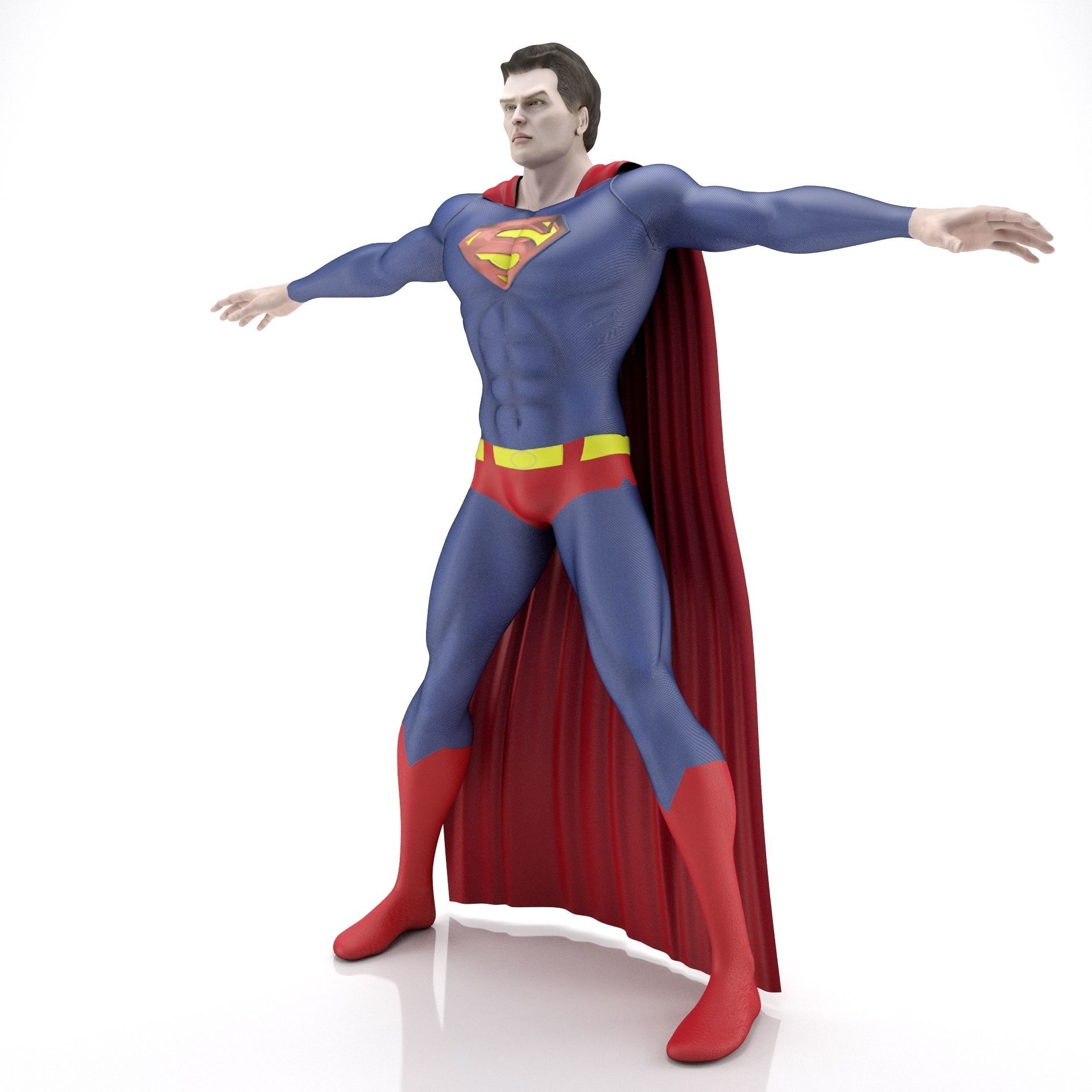 Man Of Steel Superman Classic 3D model_2