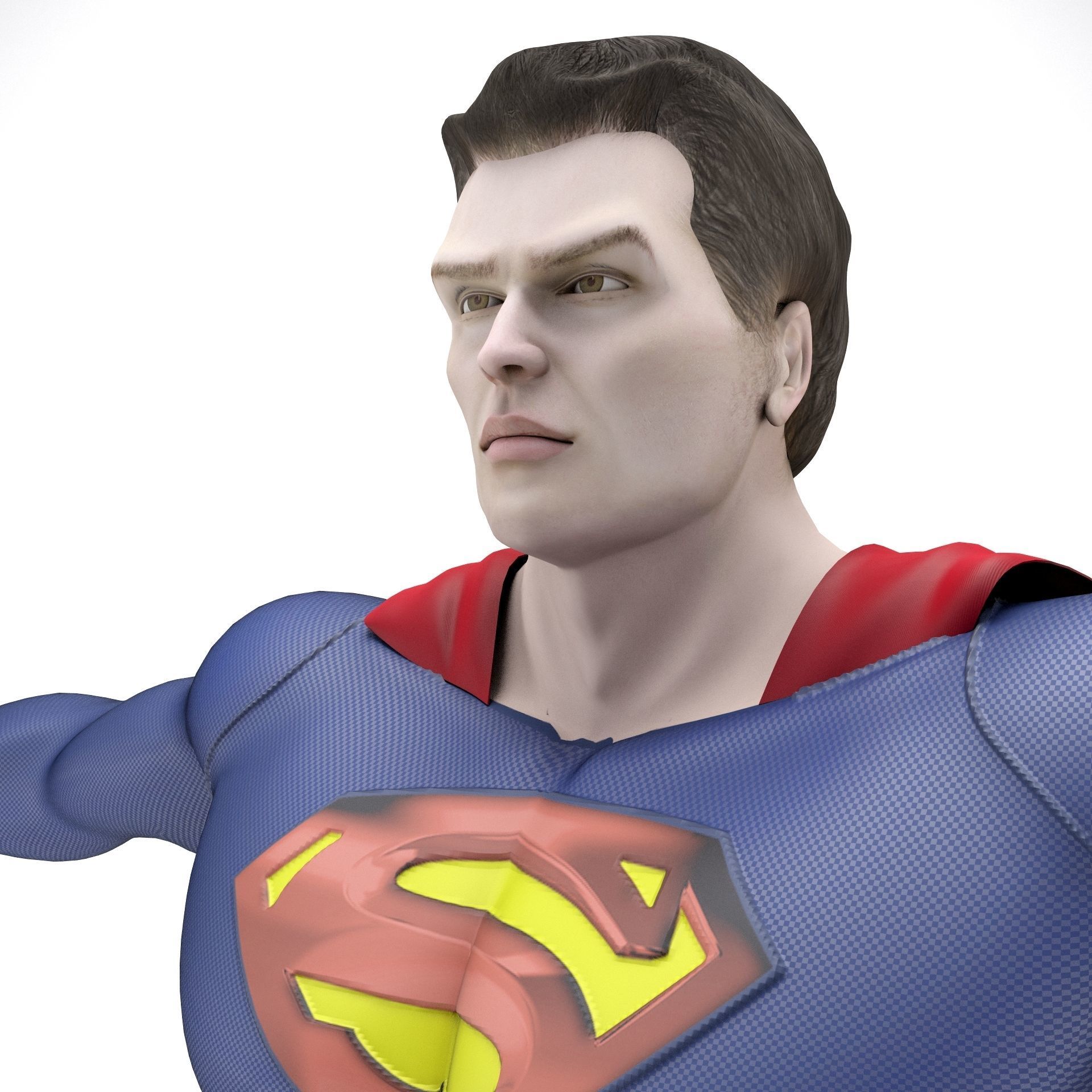Man Of Steel Superman Classic 3D model_12