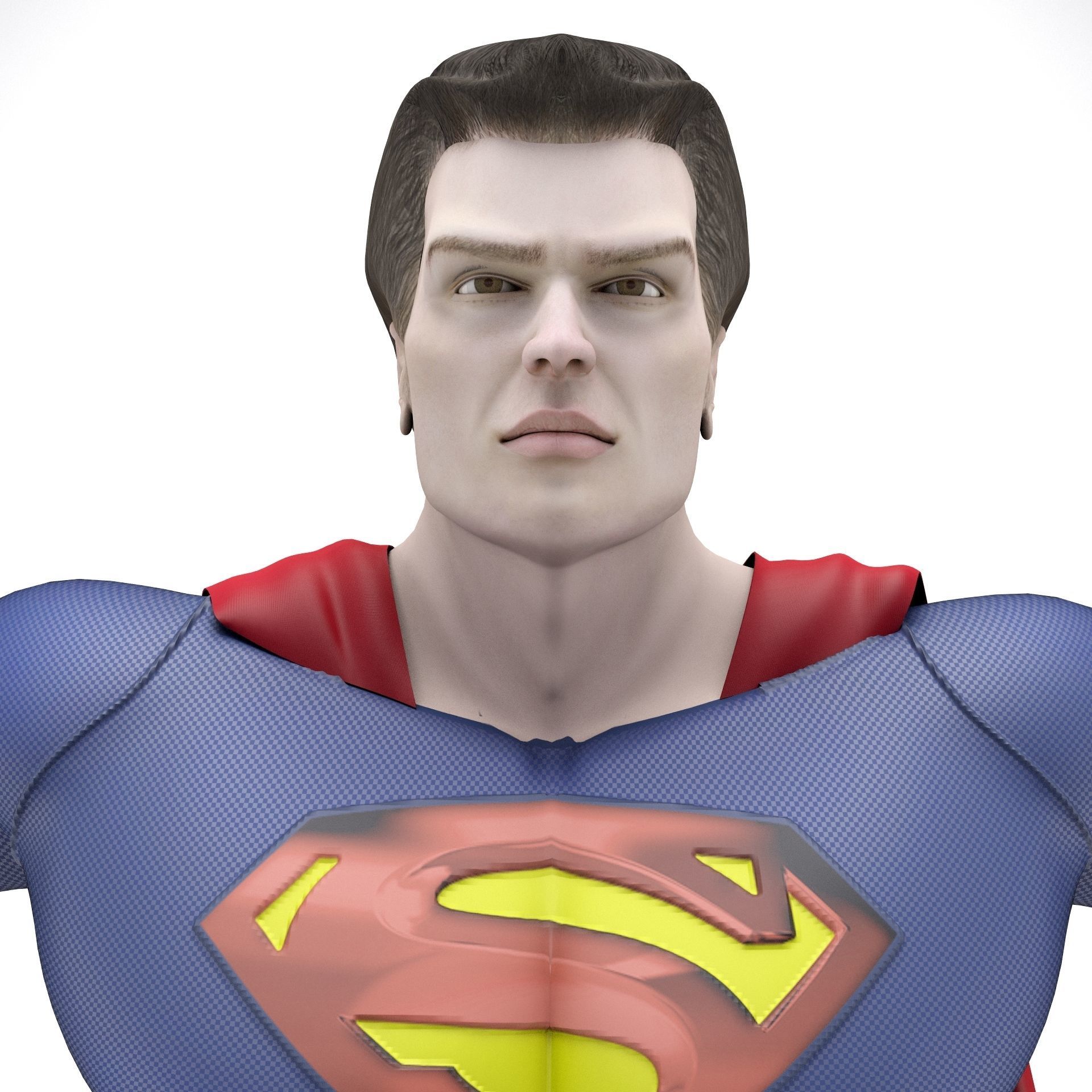 Man Of Steel Superman Classic 3D model_10
