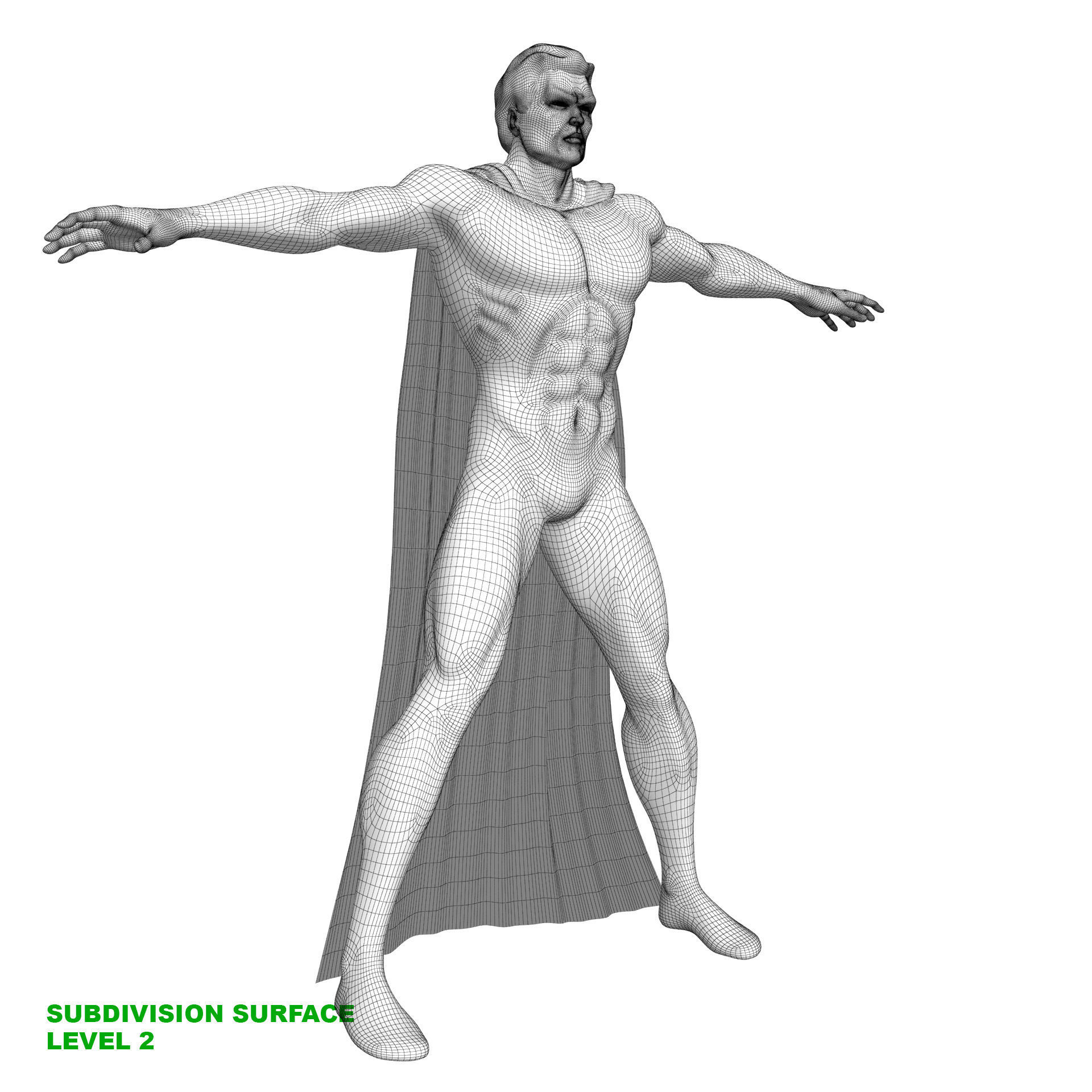 Man Of Steel Superman Classic 3D model_17