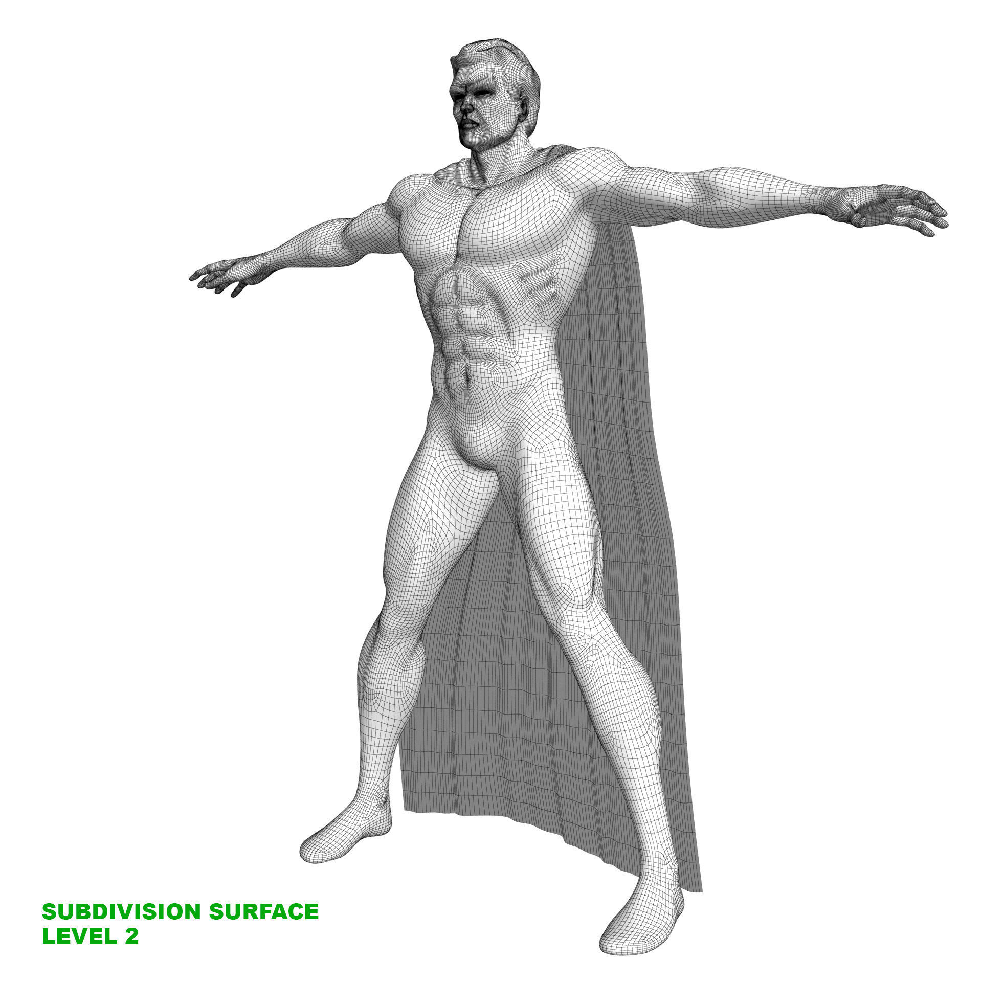 Man Of Steel Superman Classic 3D model_19