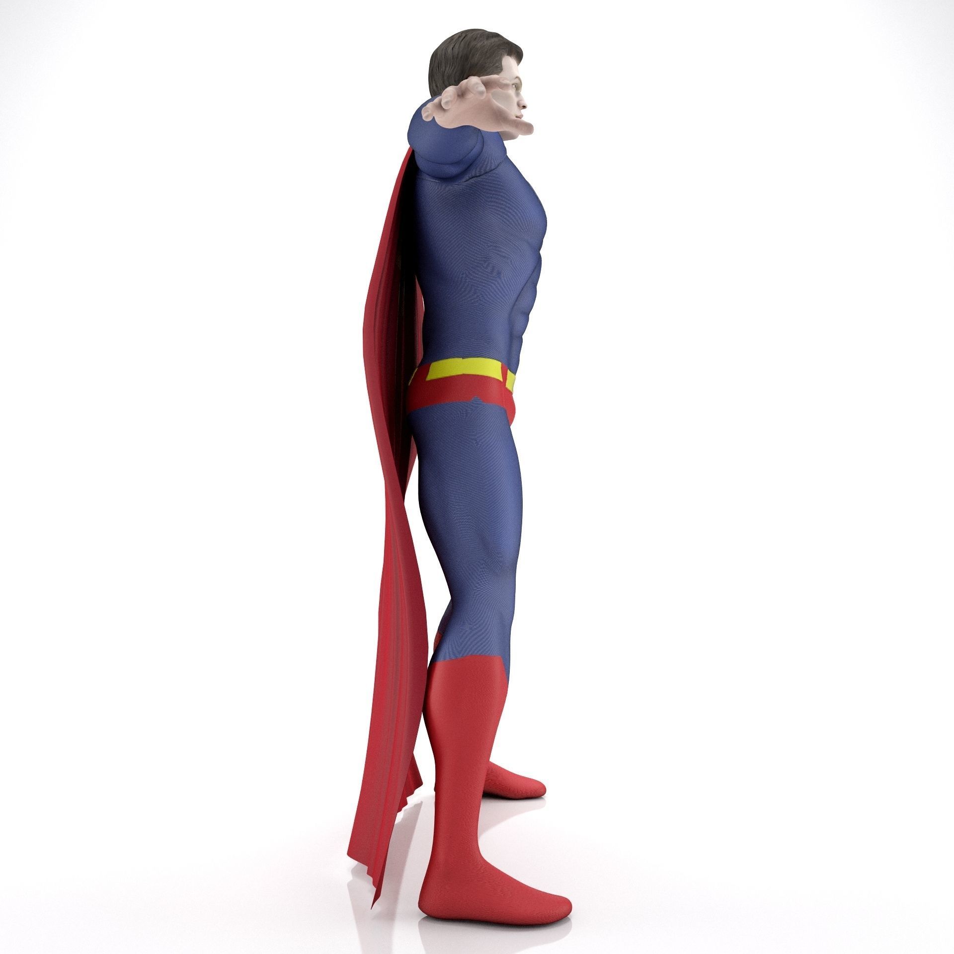 Man Of Steel Superman Classic 3D model_3
