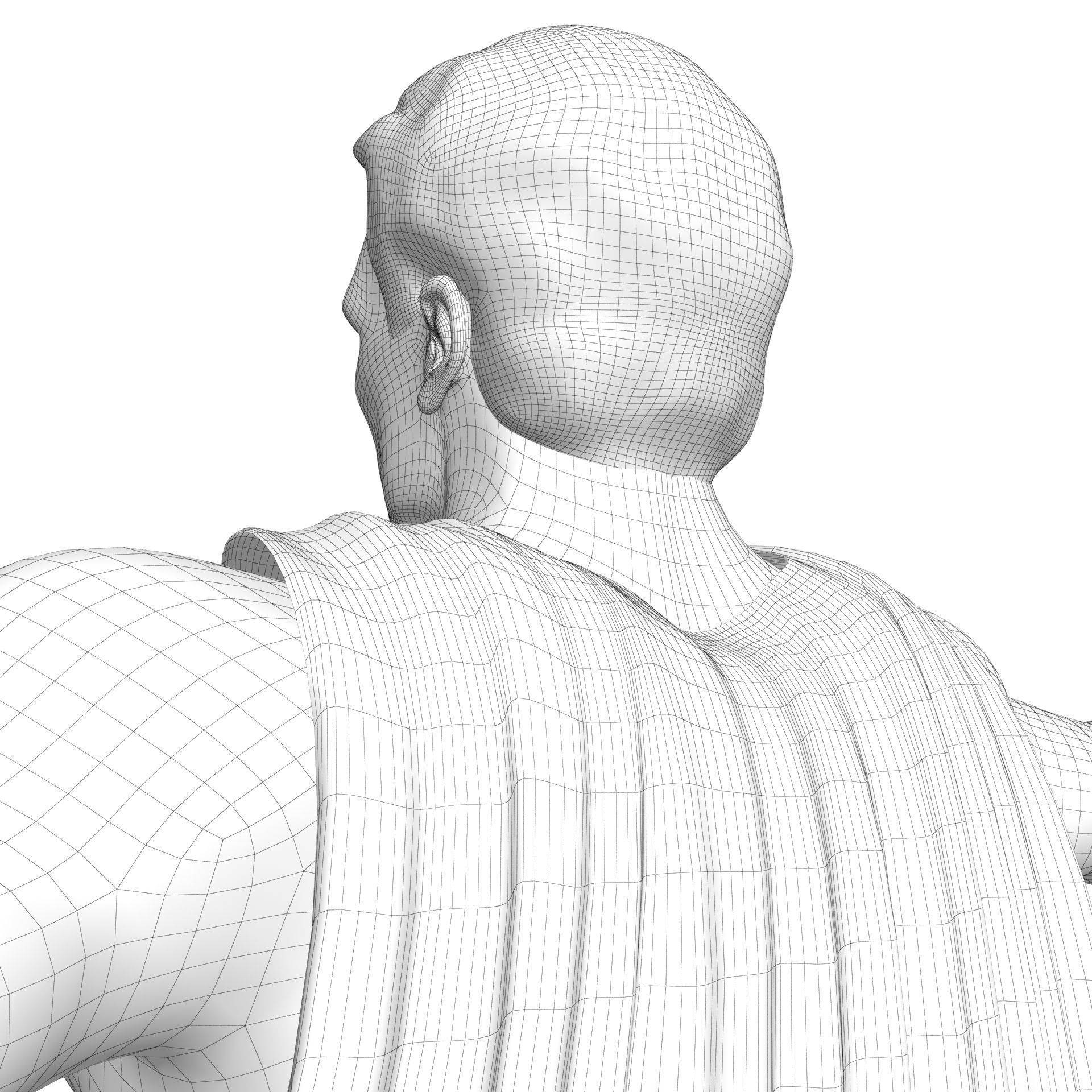 Man Of Steel Superman Classic 3D model_30