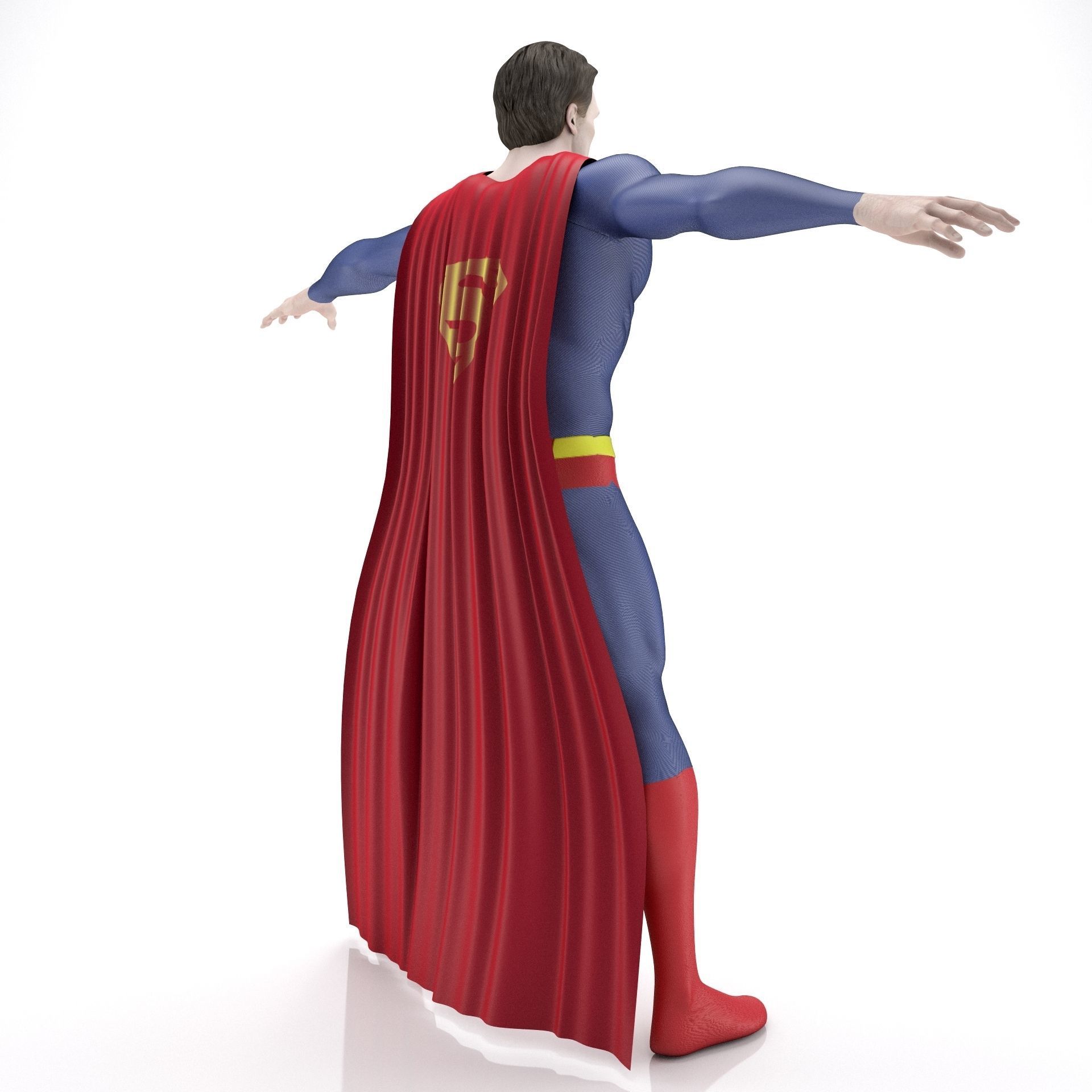 Man Of Steel Superman Classic 3D model_8