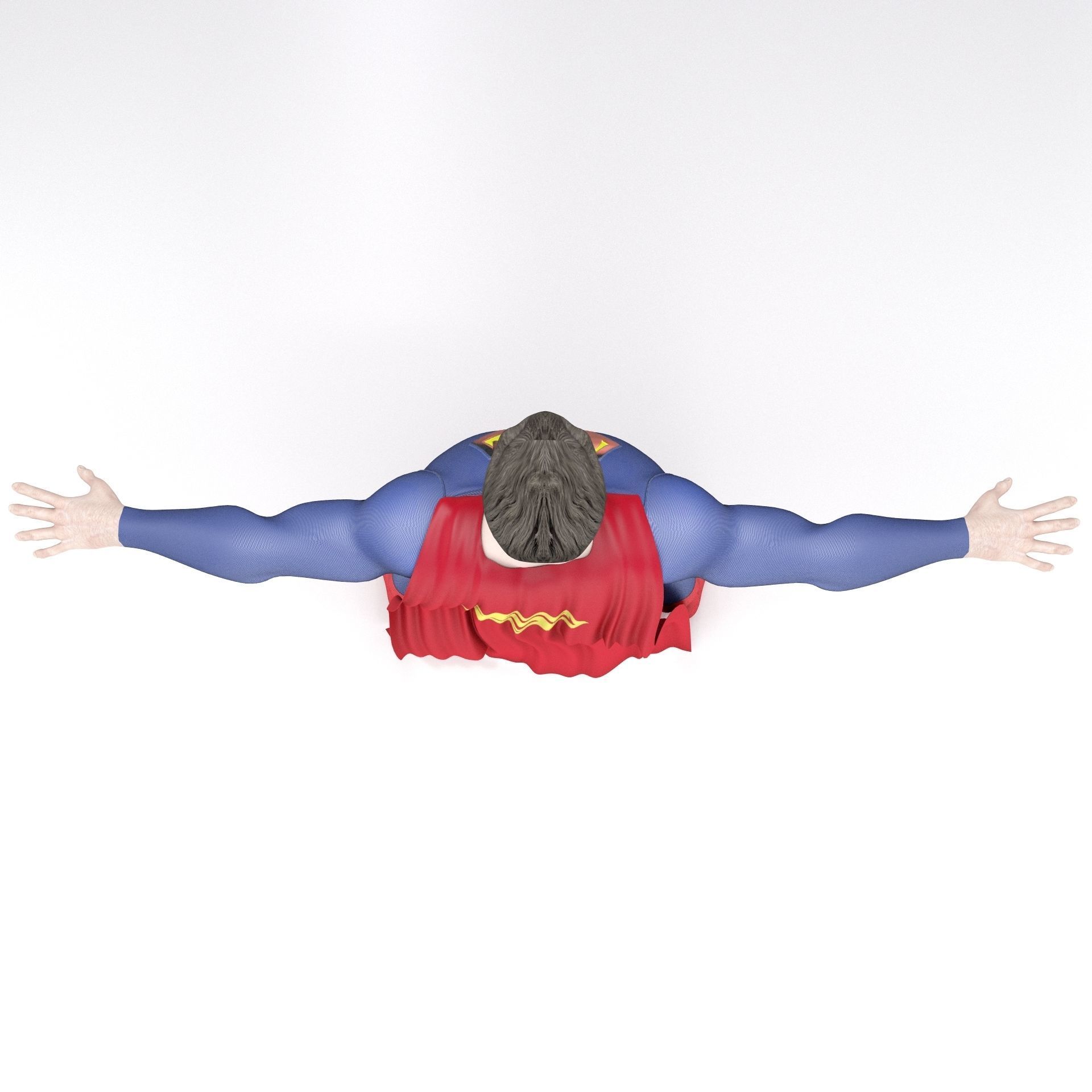 Man Of Steel Superman Classic 3D model_9
