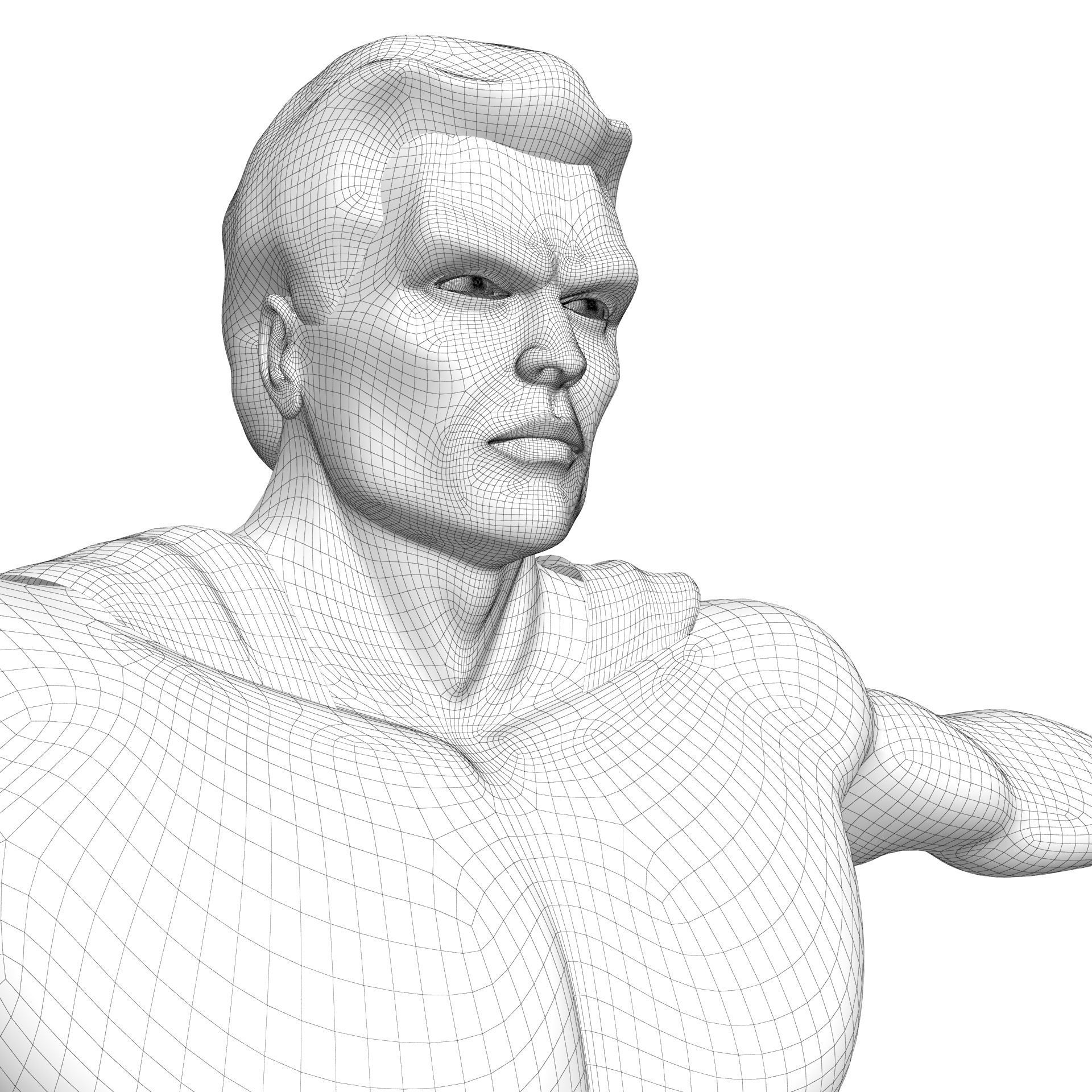 Man Of Steel Superman Classic 3D model_28