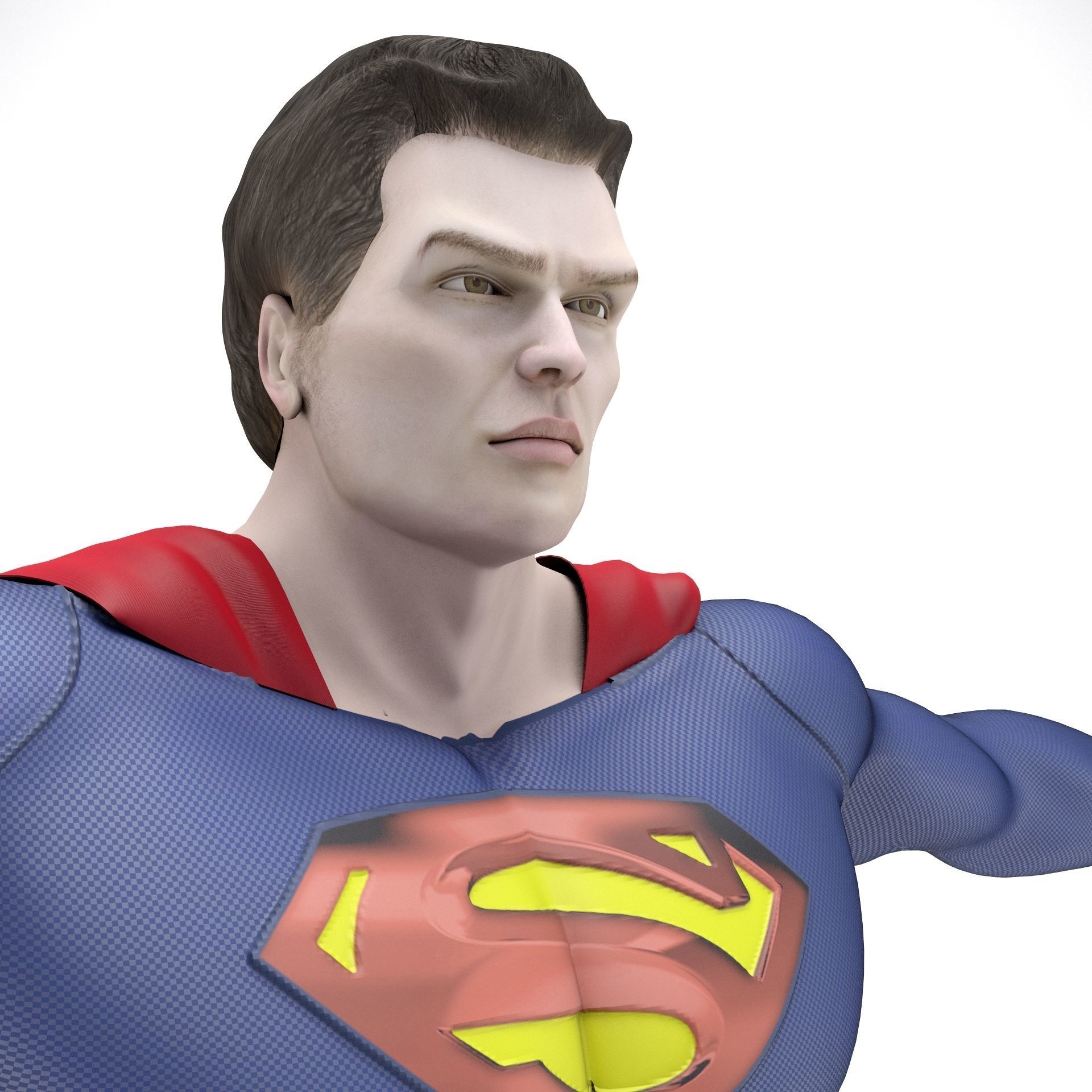 Man Of Steel Superman Classic 3D model_11