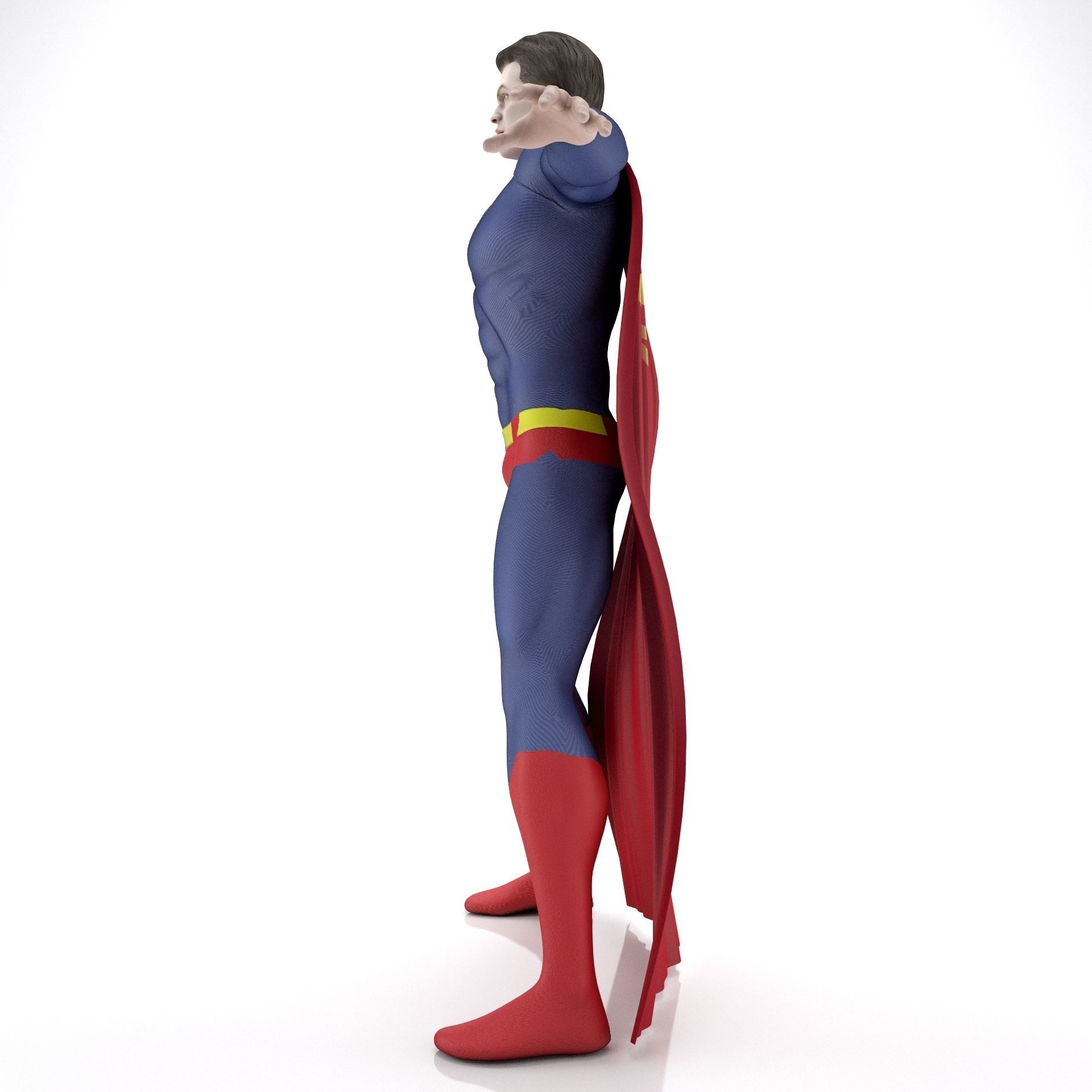 Man Of Steel Superman Classic 3D model_4