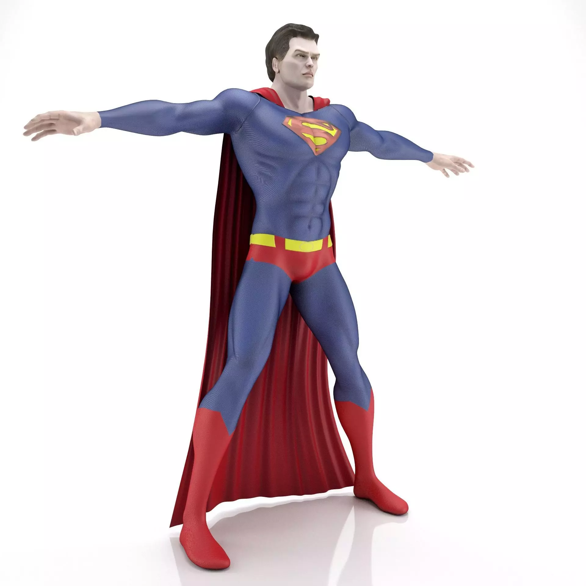 Man Of Steel Superman Classic 3D model_0